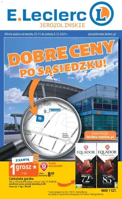 Pogląd oferty "E.Leclerc Gazetka - Warszawa Jerozolimskie" - ważna od 25.11.2025