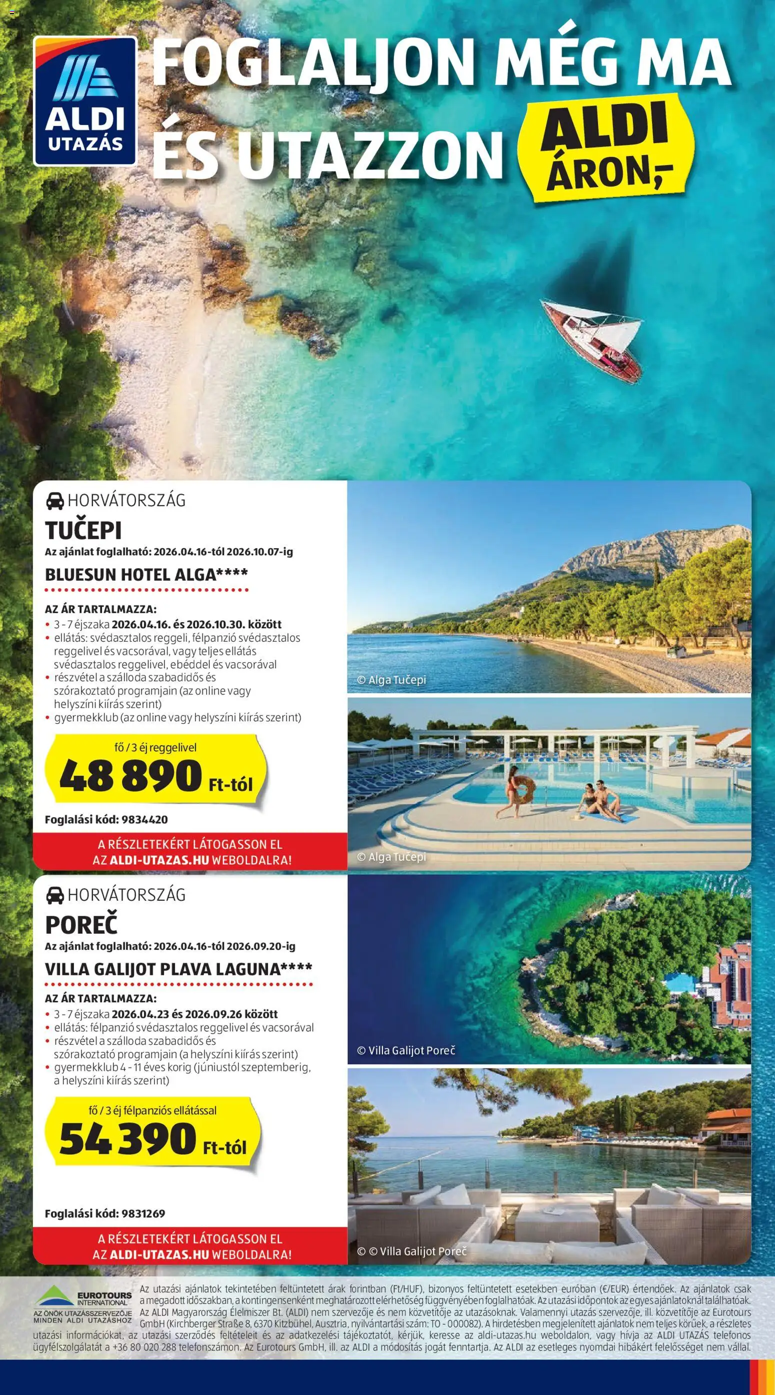Aldi akciós ujság - amely érvényes a következő dátumtól: 16.04.2026 | Oldal: 9