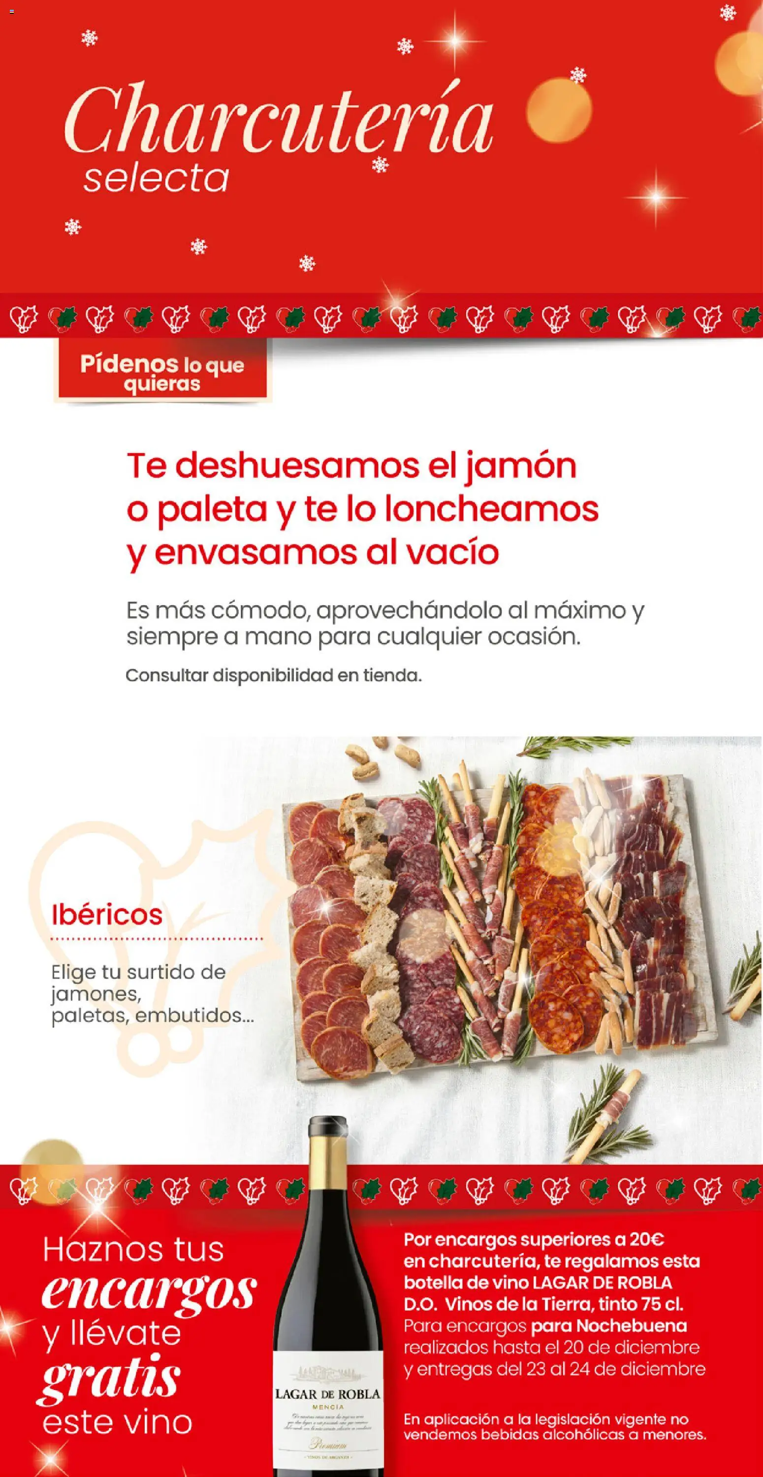 Eroski - Encargos Navidad 2025 │ válido desde el 24.11.2025 | Página: 8 | Productos: Jamón, Vino, Té, Νυχτικό