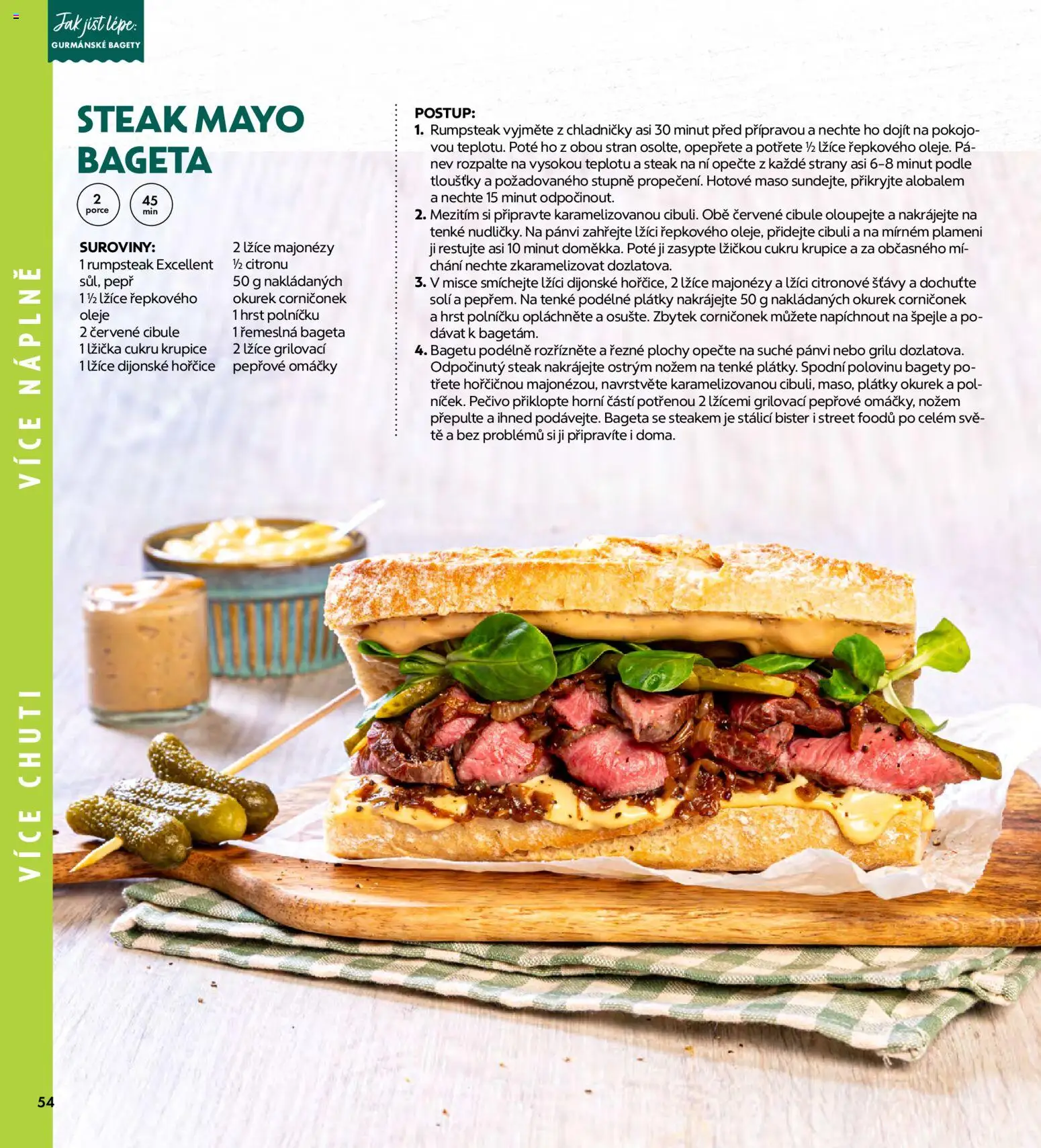 Albert magazín od 01.02.2026 | Strana: 54 | Produkty: Rumpsteak, Lžíce, Maso, Bagety