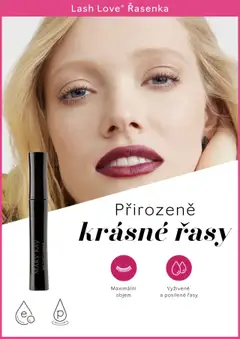Náhled letáku Lash Love Řasenka, Mascara for naturally beautiful lashes, providing maximum volume and nourished, strengthened lashes. od 28.04.2025 | Strana: 4 | Produkty: Řasenka