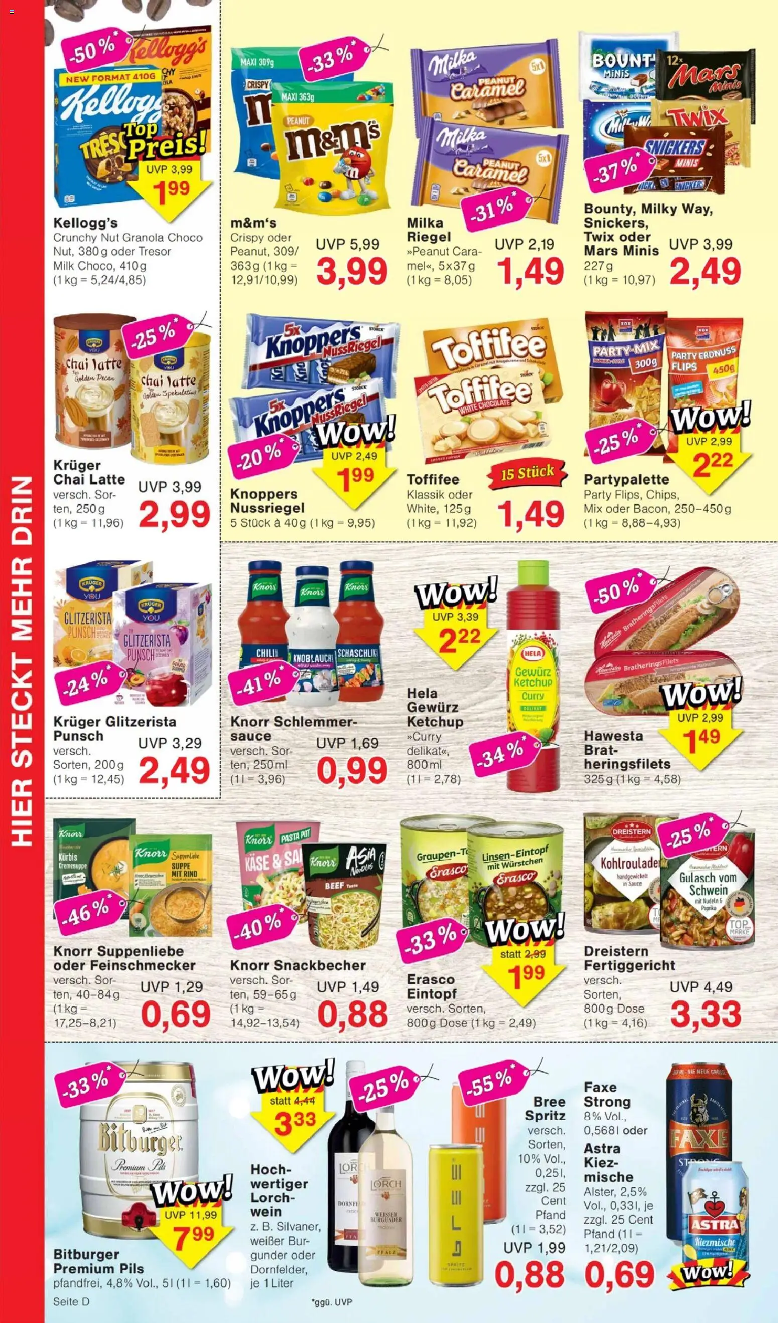 Jawoll Prospekt – gültig ab 10.11.2025 | Seite: 8 | Produkte: Knorr, Twix, Kürbis, Wein