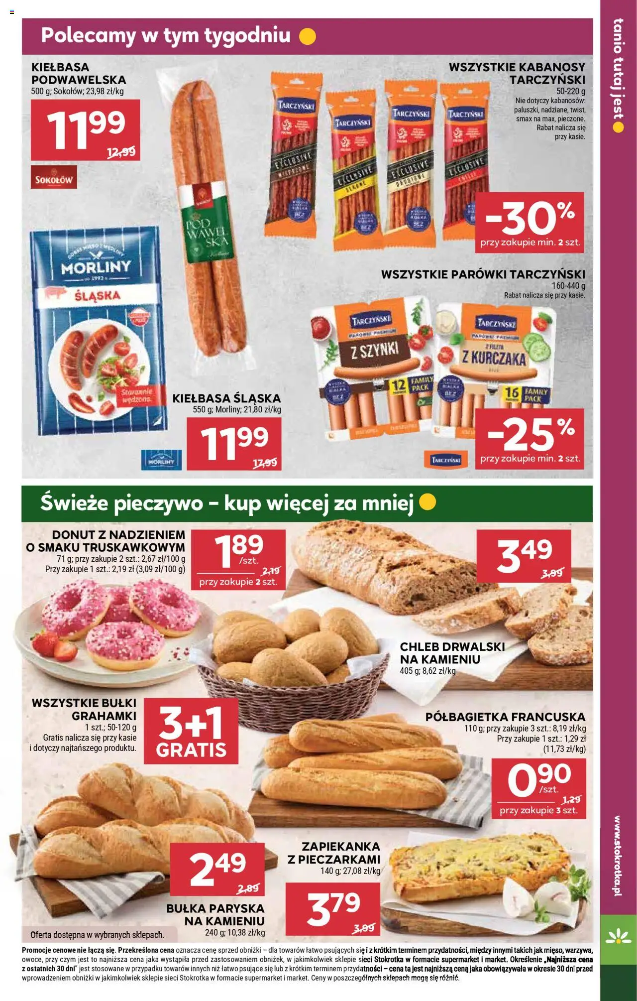 Stokrotka Gazetka od 13.08.2025 | Strona: 13 | Produkty: Pieczywo, Stokrotka, Parówki, Kiełbasa śląska