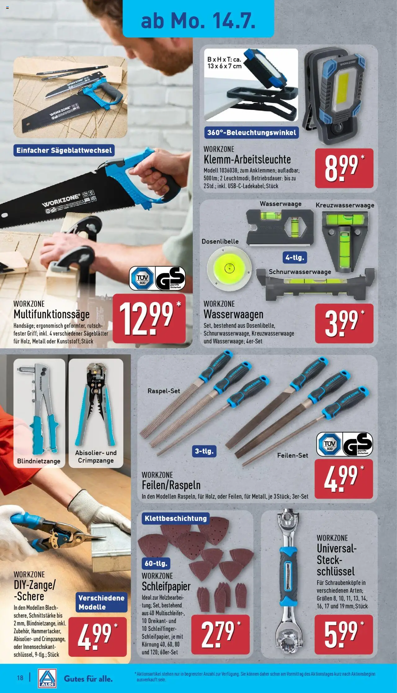 Aldi Prospekt 	 - gültig ab dem 14.07.2025 | Seite: 18