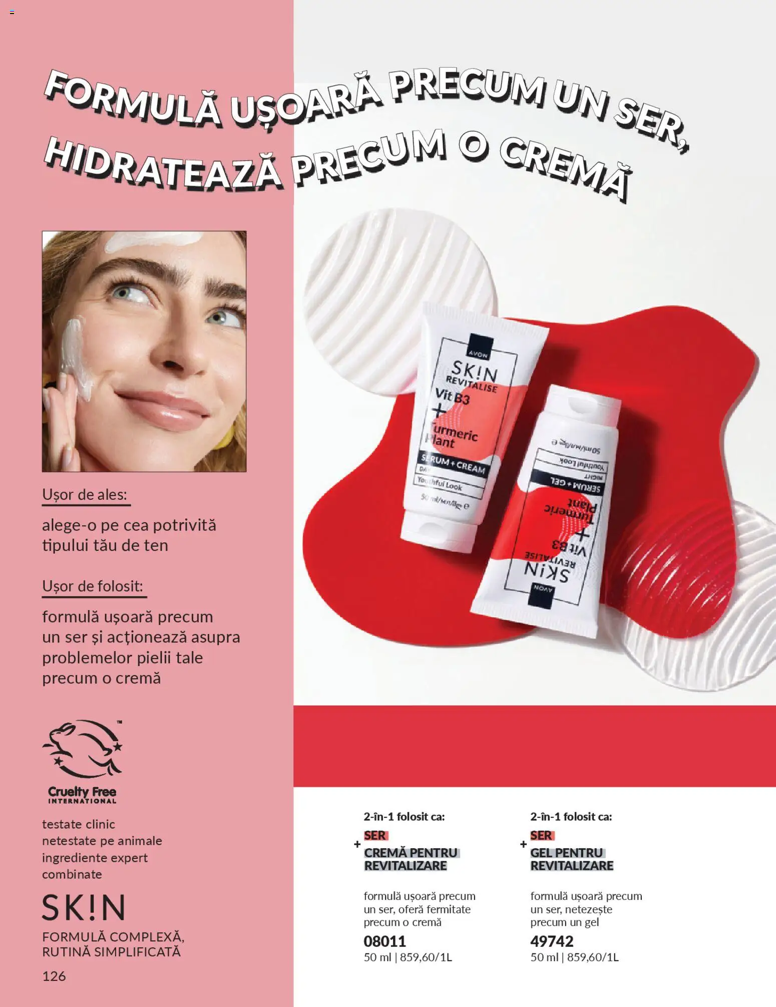 Noul catalog Avon – valabil de la 01.02.2026 | Pagină: 128 | Produse: Serum, Cremă