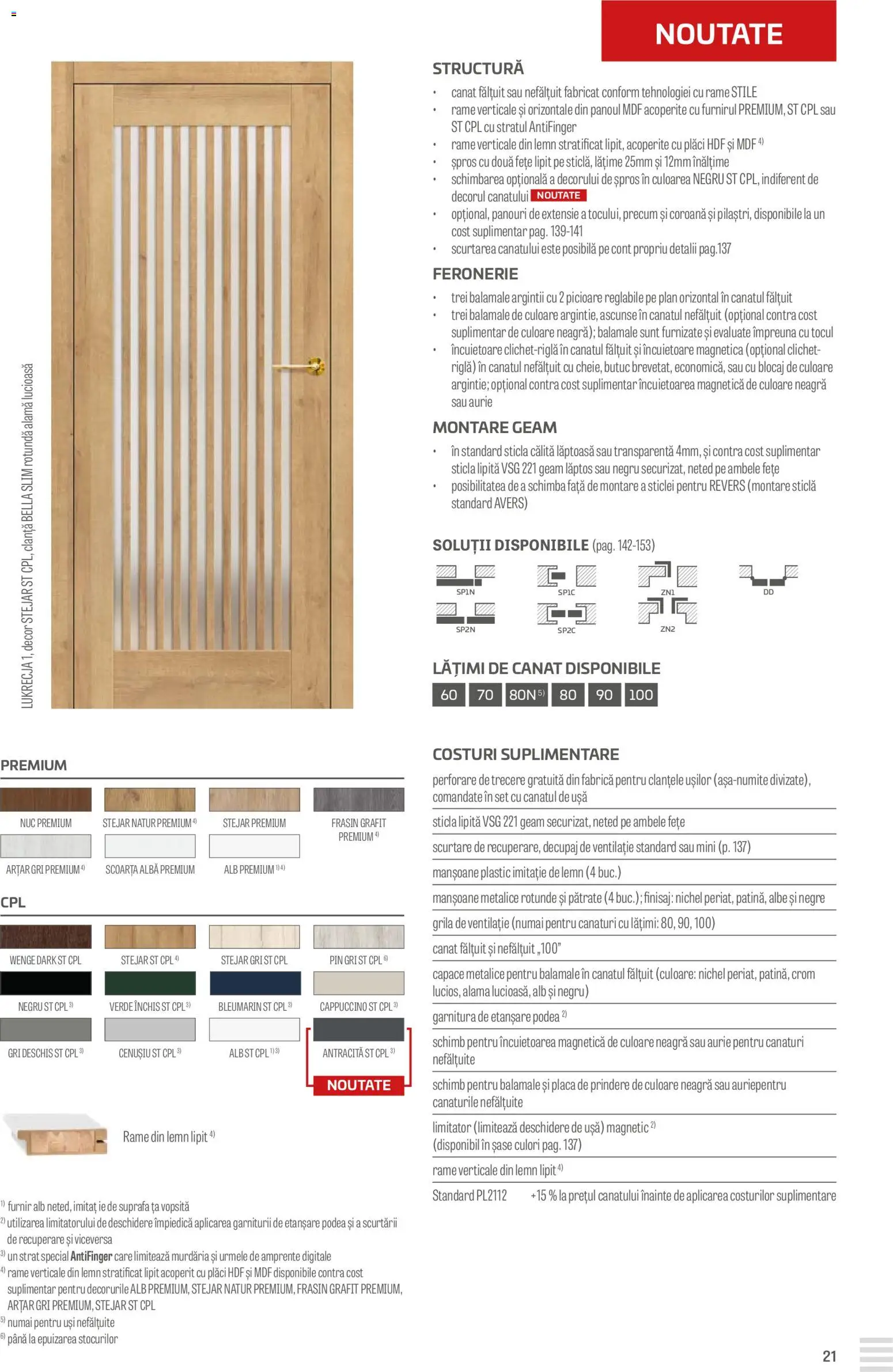 Noul catalog Proges – valabil de la 23.08.2024 | Pagină: 21 | Produse: Ușă