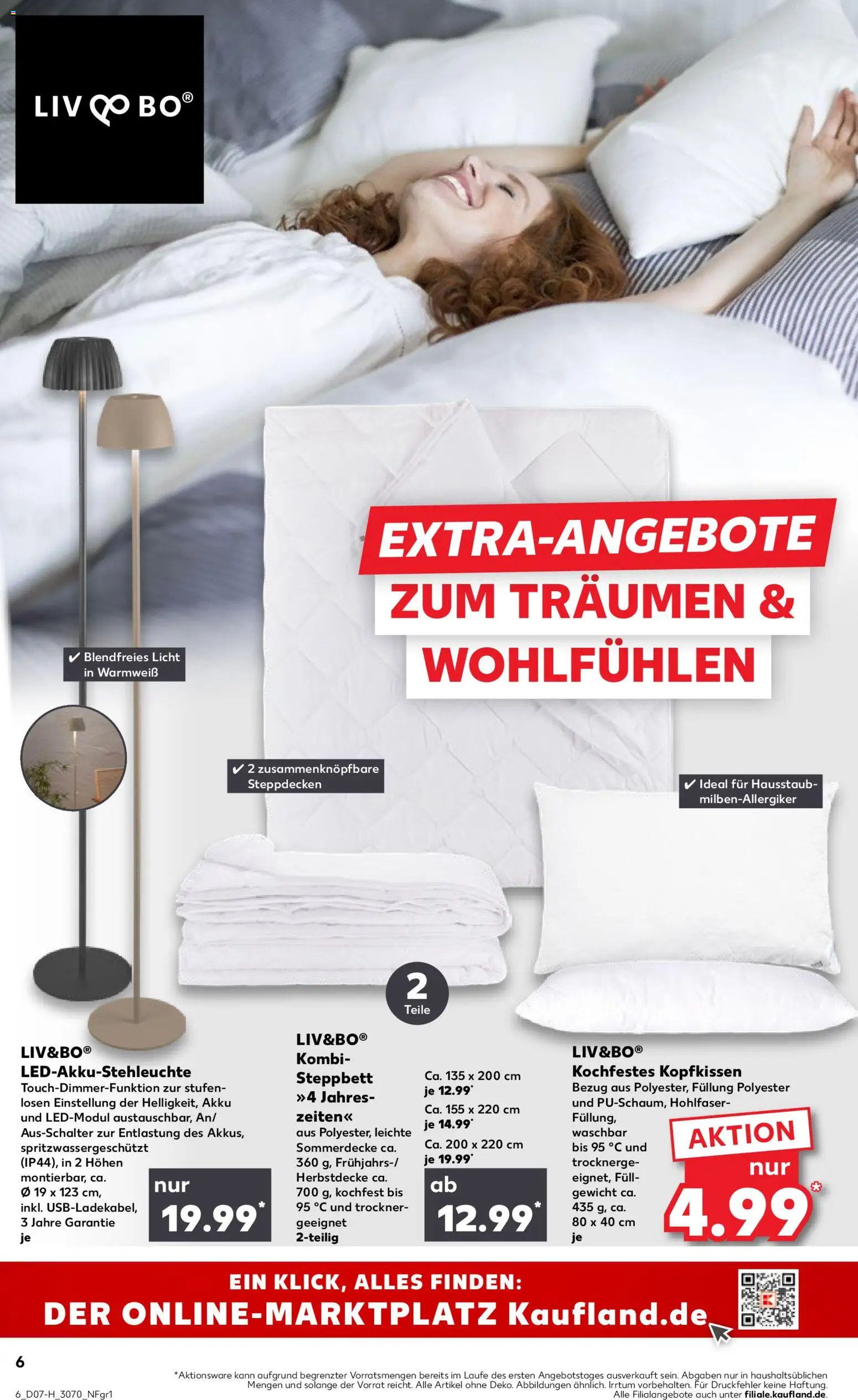 Kaufland prospekt Leipzig	 – gültig ab 12.02.2026 | Seite: 6 | Produkte: Trockner, Gewicht, Kopfkissen