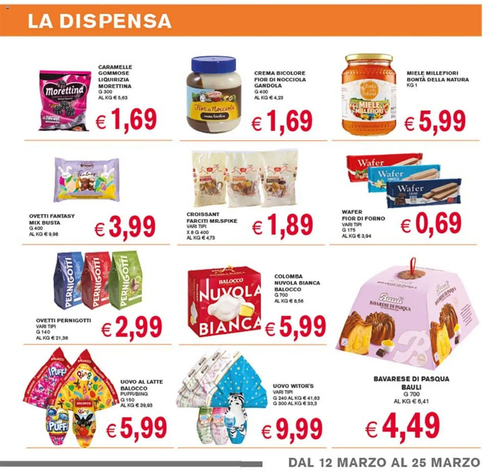 Volantino Coal del 12.03.2026 | Pagina: 9 | Prodotti: Crema, Latte, Forno, Miele