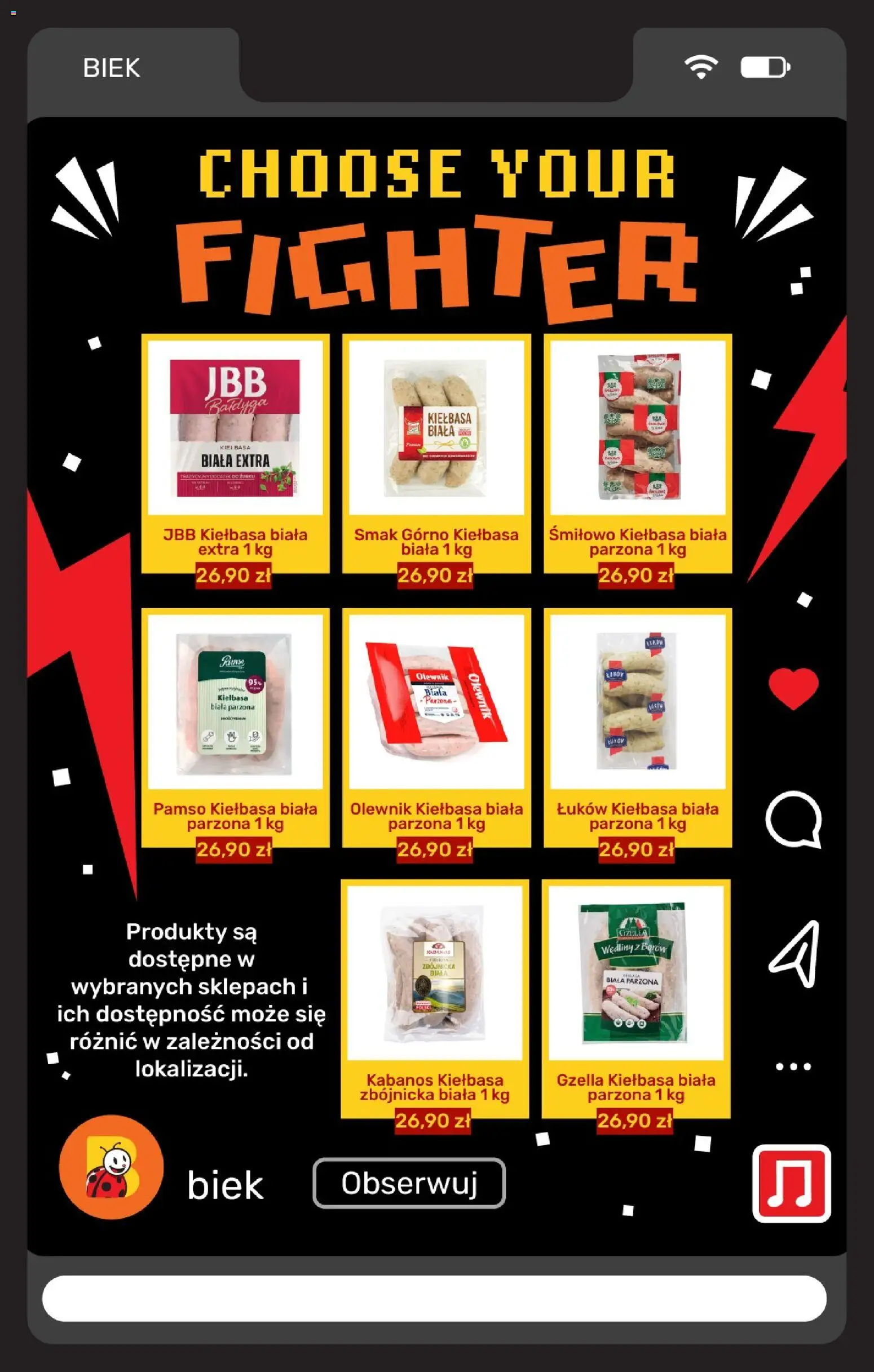 Biedronka gazetka - BIEK Express od 27.03.2026 | Strona: 9 | Produkty: Kiełbasa, Biała kiełbasa, Wędliny