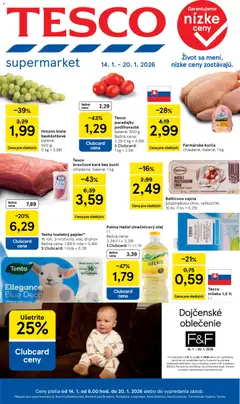 Tesco leták platný od 14.01.2026