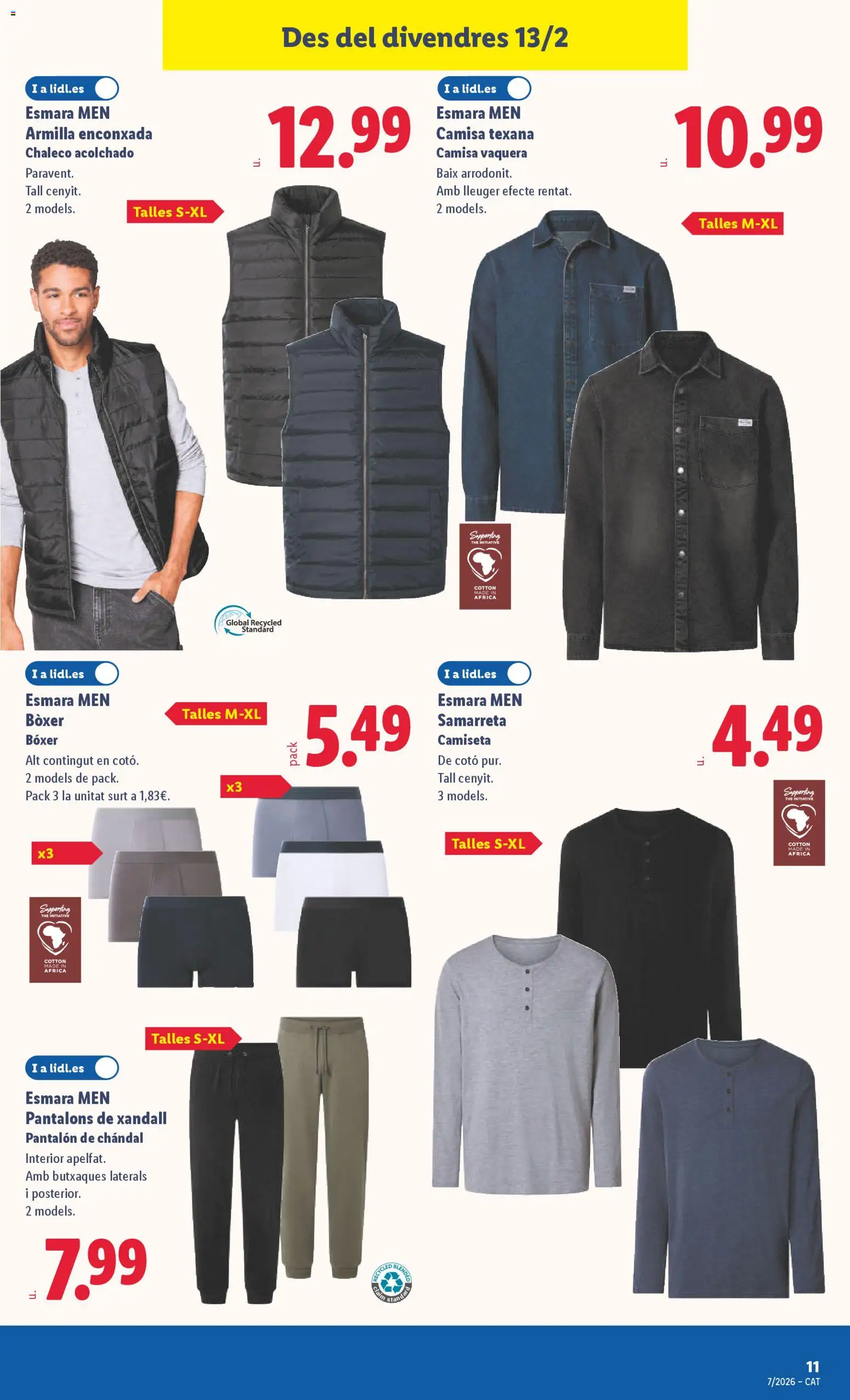 Lidl folleto de bazar │ válido desde el 09.02.2026 | Página: 31 | Productos: Camisa, Chaleco, Pantalón de chándal