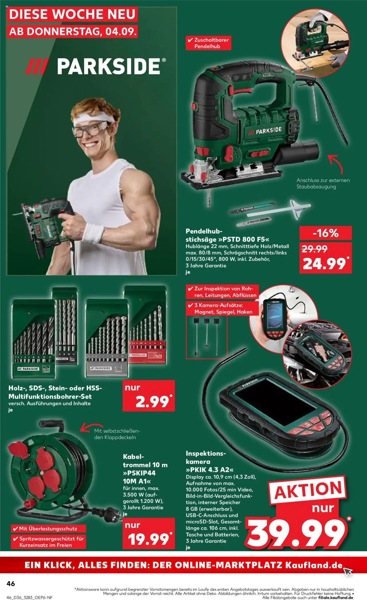 Kaufland prospekt Frankfurt (Oder)	 – gültig ab 04.09.2025 | Seite: 46 | Produkte: Kamera, Kabel, Tasche