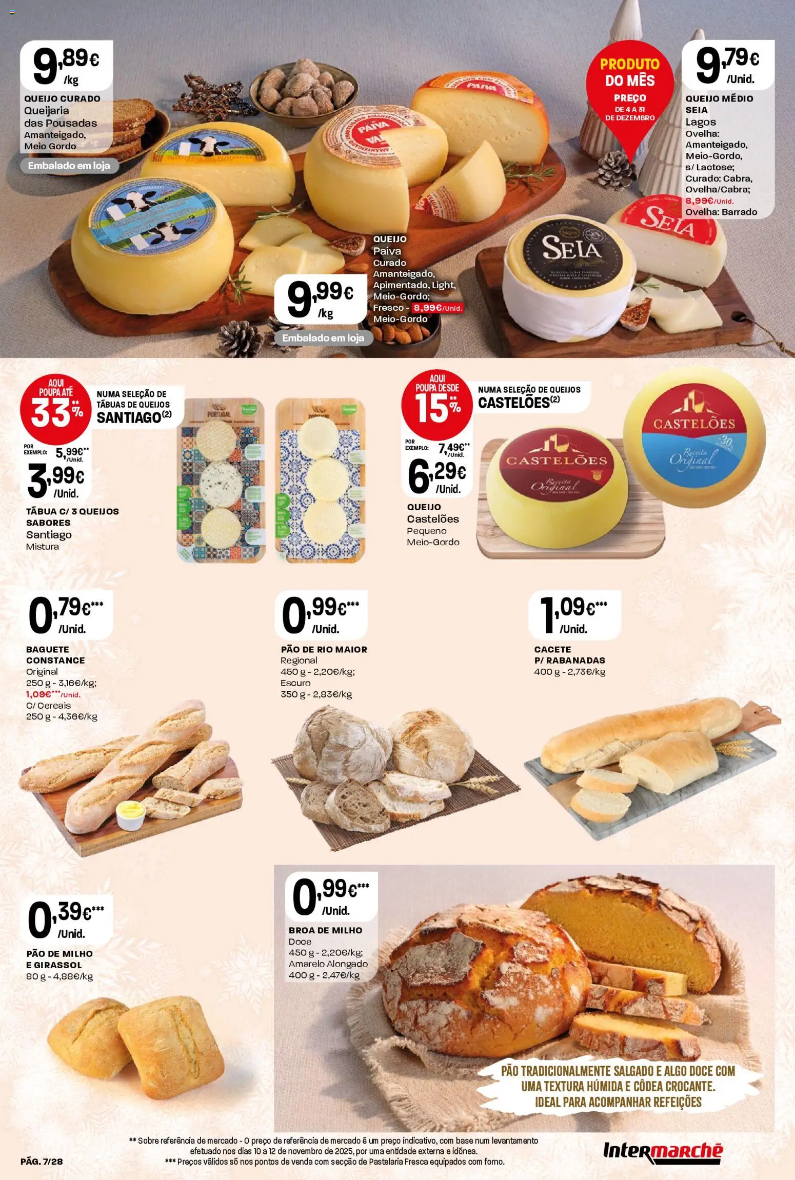 Intermarché Folheto Contact │ válido de 18.12.2025 | Página: 7 | Produtos: Tábua, Base, Pão, Cereais