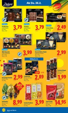 Lidl Aktionen ab 26.02.2026 gültig | Seite: 20 | Produkte: Mascarpone, Creme Brulee, Schokolade, Creme