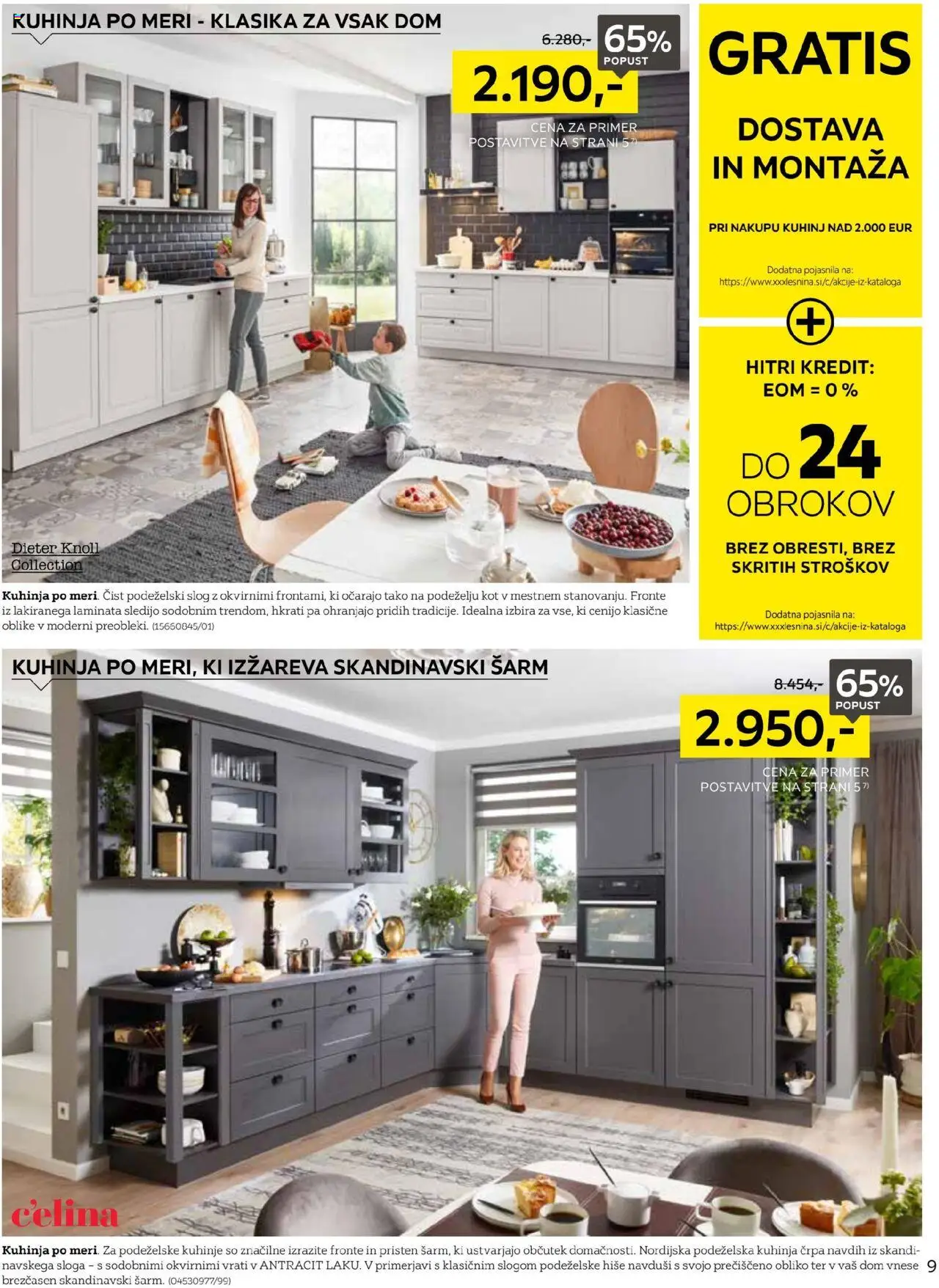 Novi XXXL Lesnina katalog ponudbe – veljaven od 30.09.2025 | Stran: 9 | Izdelki: Kuhinja