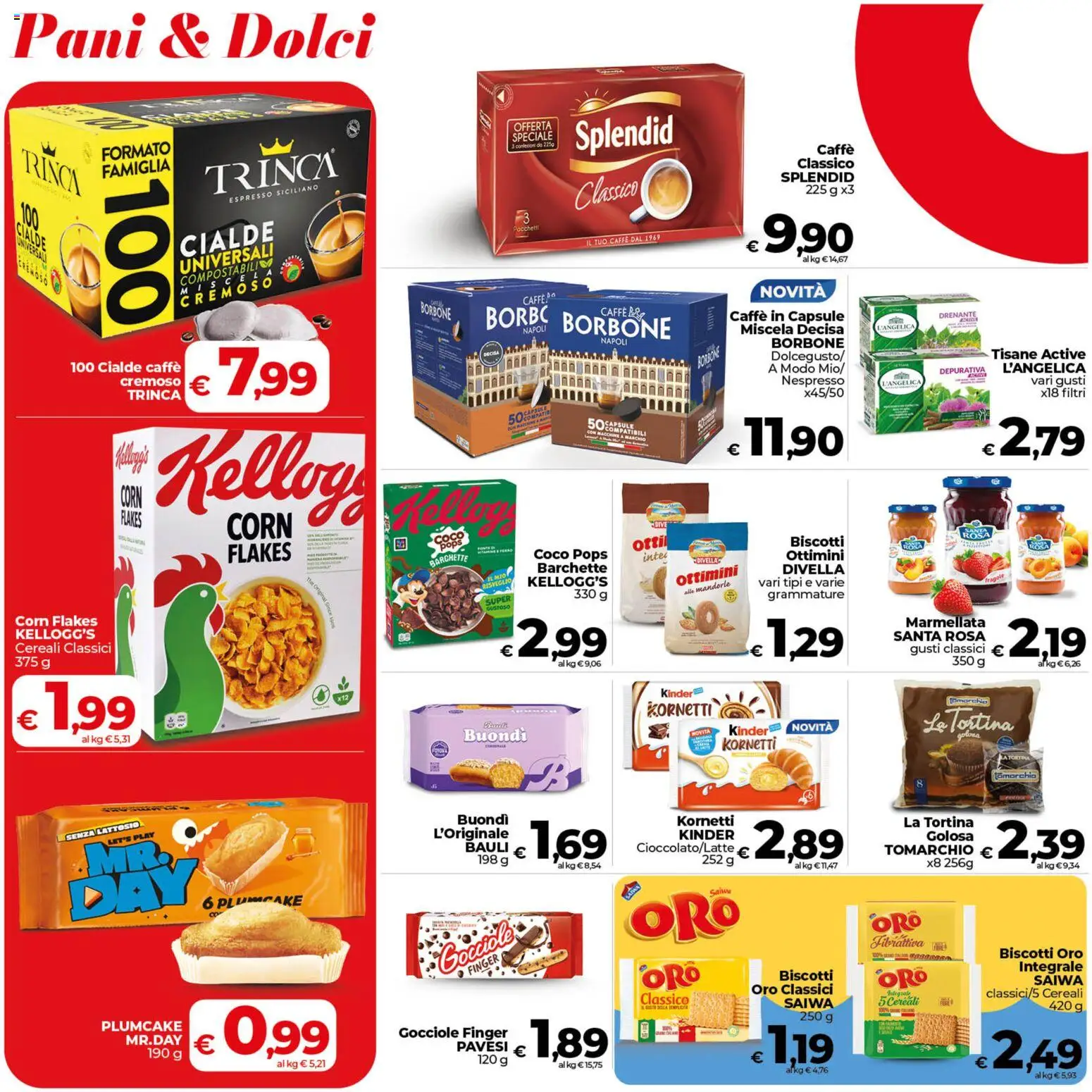 Volantino COOP del 24.02.2026 | Pagina: 16 | Prodotti: Caffè, Mandorle, Plumcake, Marmellata