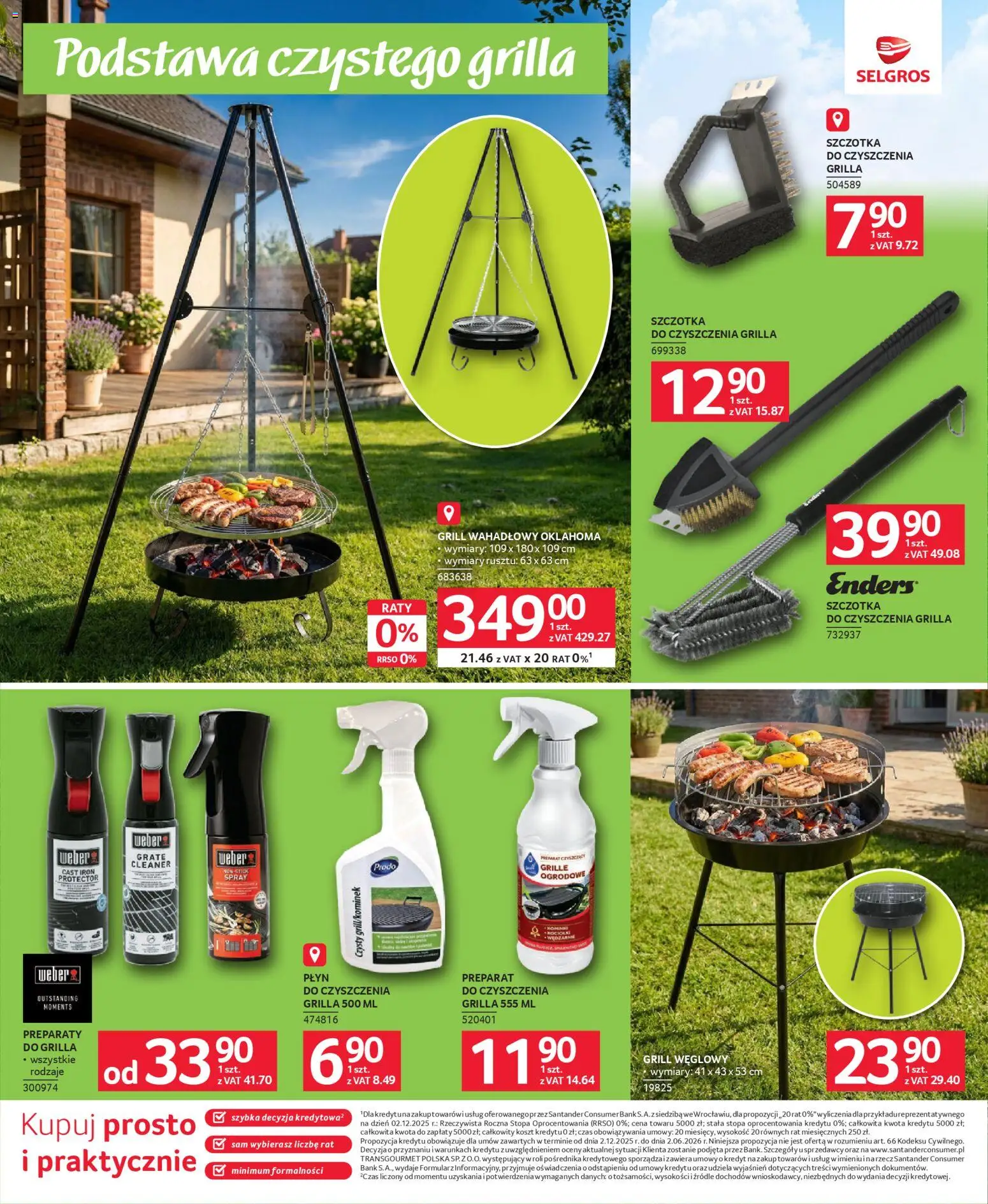 Selgros cash&carry gazetka - Grillowanie od 23.04.2026 | Strona: 22 | Produkty: Grill, Cleaner, Szczotka
