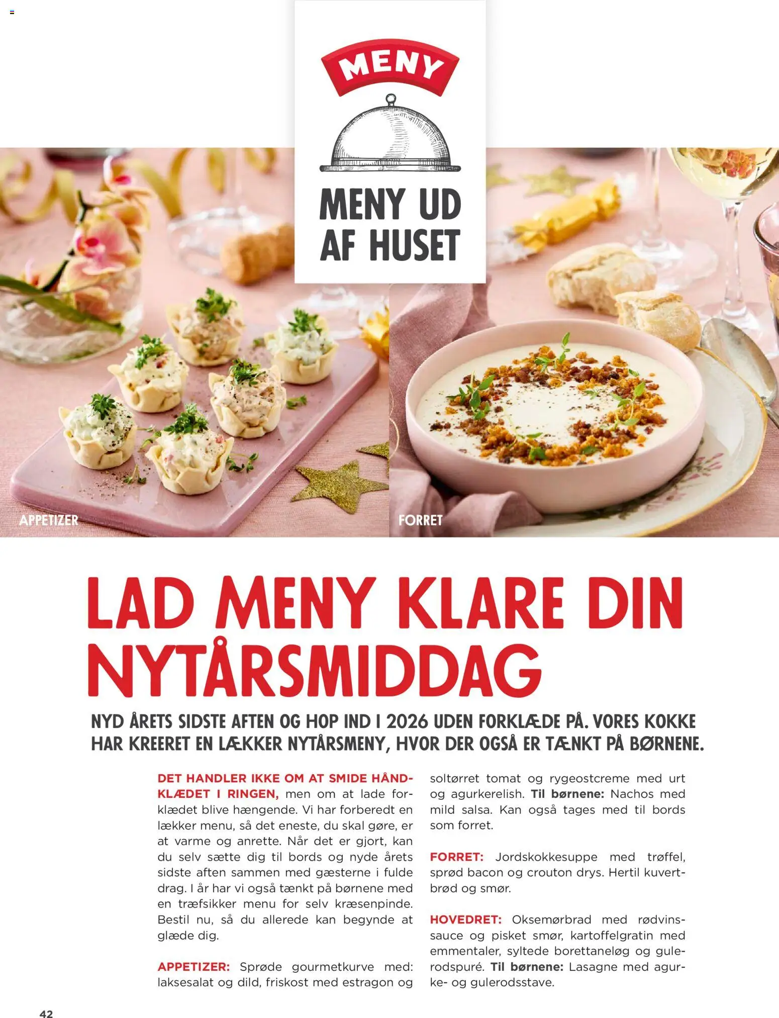 Meny tilbudsavis – gyldig fra 28.11.2025 | Side: 42 | Produkter: Brød, Bacon, Carpete, Søm
