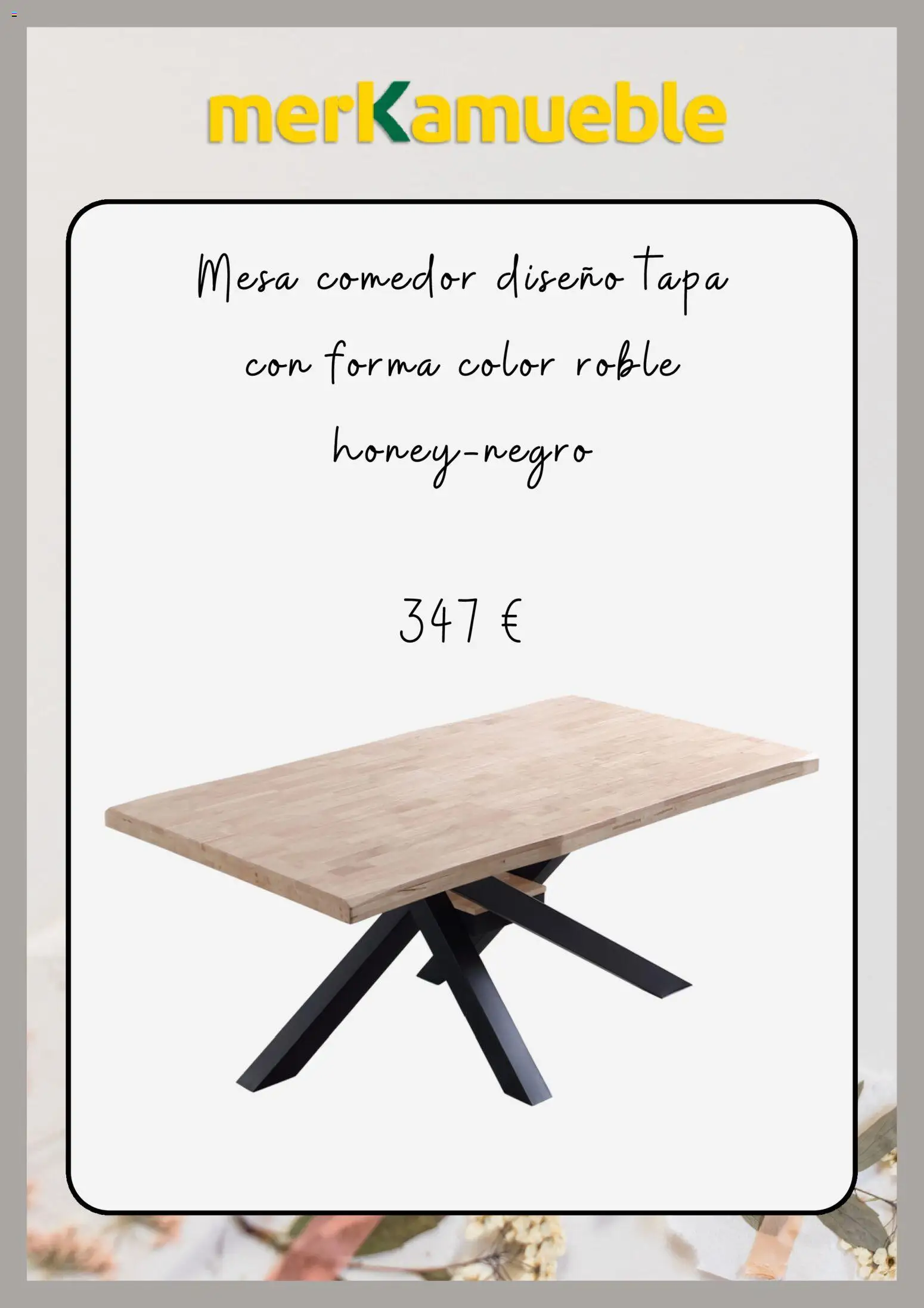 Merkamueble Black Friday │ válido desde el 21.11.2025 | Página: 7 | Productos: Mesa