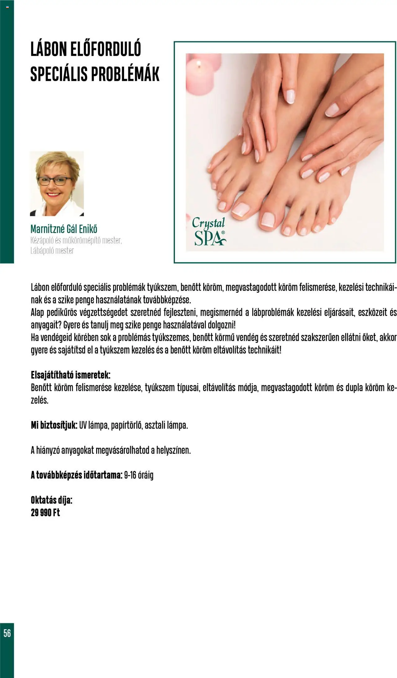 Crystal Nails akciós ujság - amely érvényes a következő dátumtól: 01.06.2025 | Oldal: 56