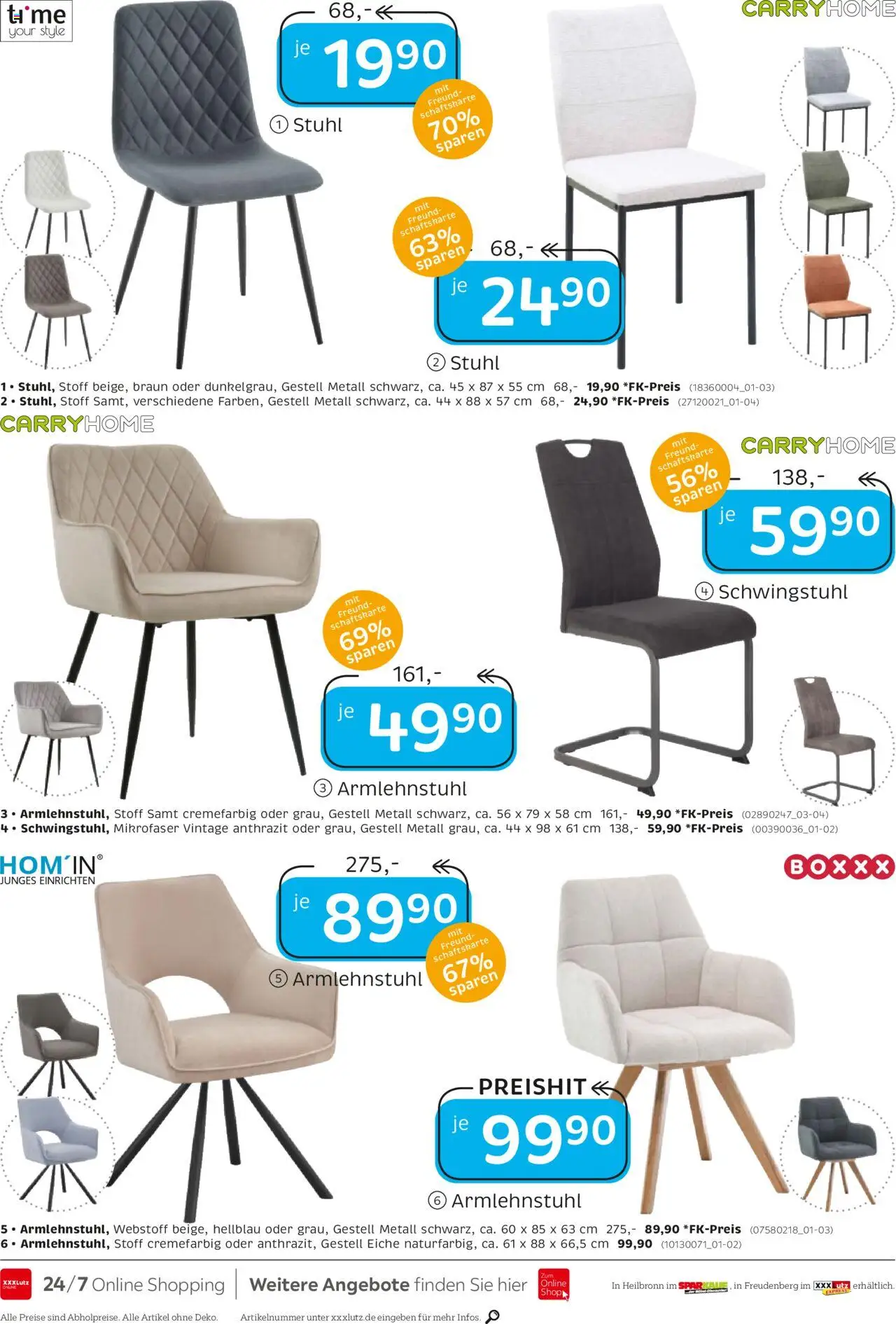 XXXL Lutz Junges Wohnen – gültig ab 29.09.2025 | Seite: 10 | Produkte: Stuhl