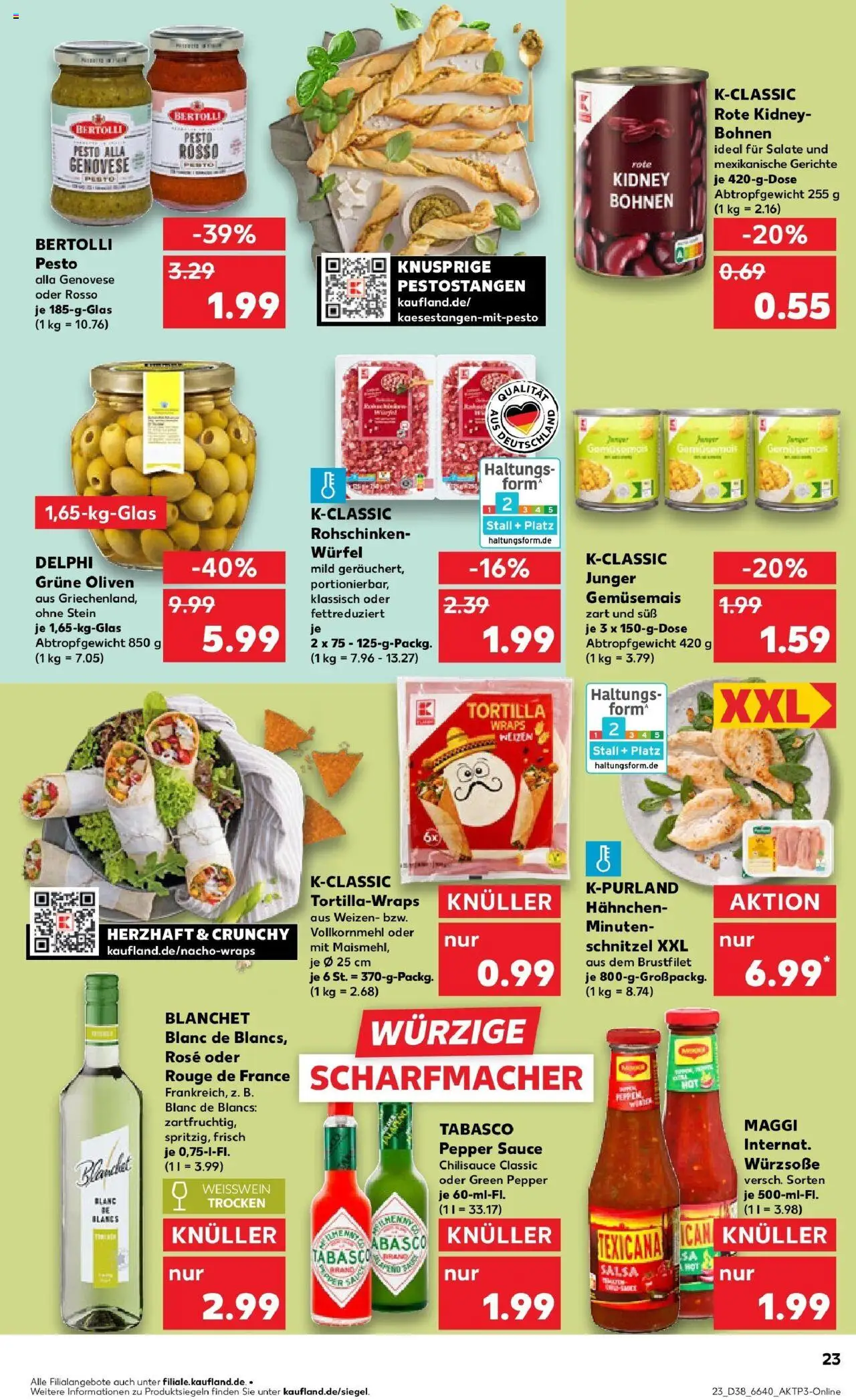 Kaufland prospekt Cham	 – gültig ab 21.09.2025 | Seite: 23 | Produkte: Maggi, Weißwein, Rouge, Schnitzel