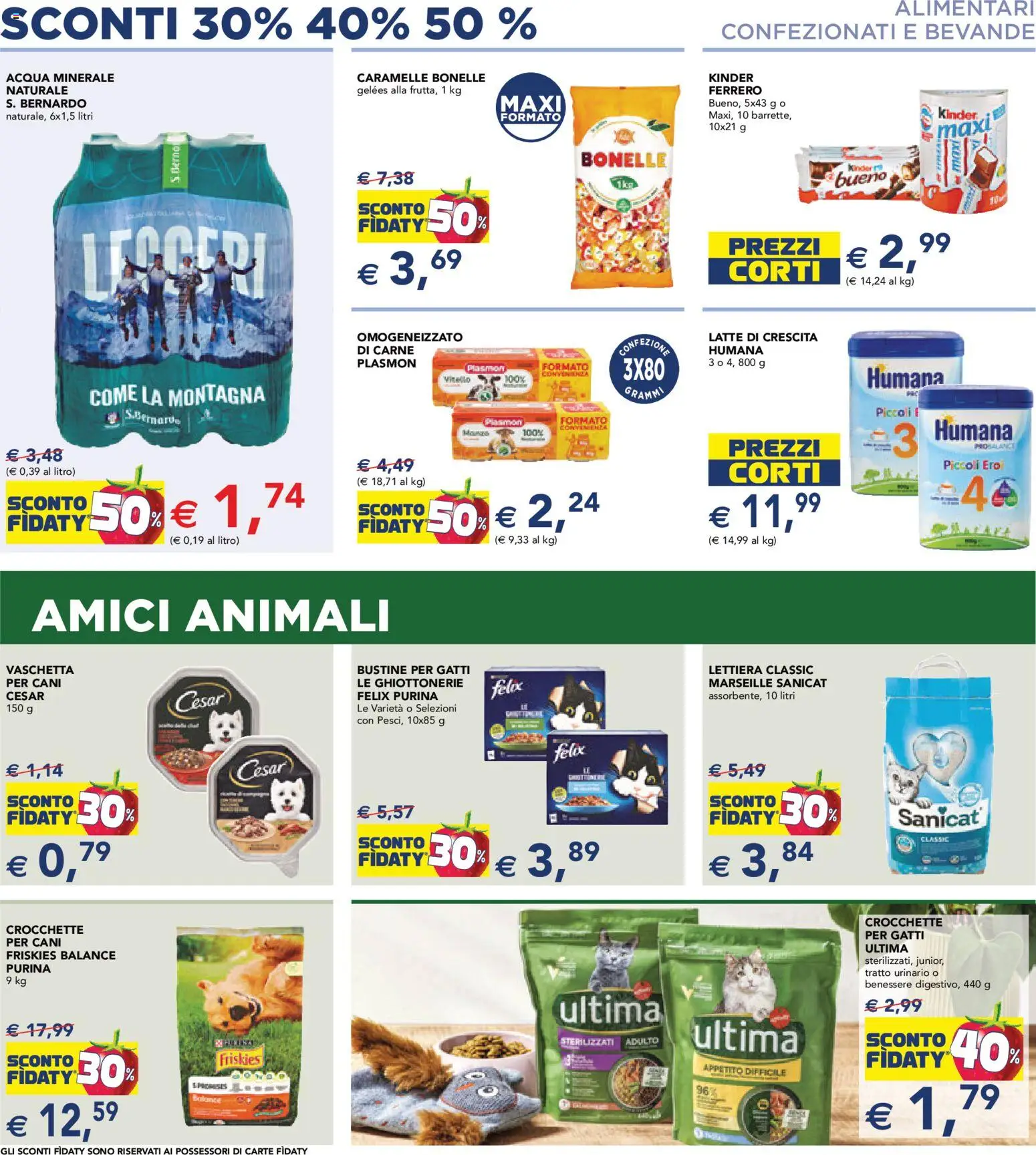 Volantino Esselunga S del 02.01.2026 | Pagina: 10 | Prodotti: Caramelle, Acqua, Crocchette, Acqua minerale