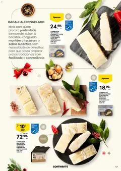 Pré-visualização LOMBOS DE BACALHAU CURADO C/ FLOR DE SAL MSC CONTINENTE SELEÇÃO ULTRACONGELADO, Lombos de bacalhau curado com flor de sal MSC Continente Seleção ultracongelado, EMB.: 800 G válido de 16.12.2025 | Página: 17
