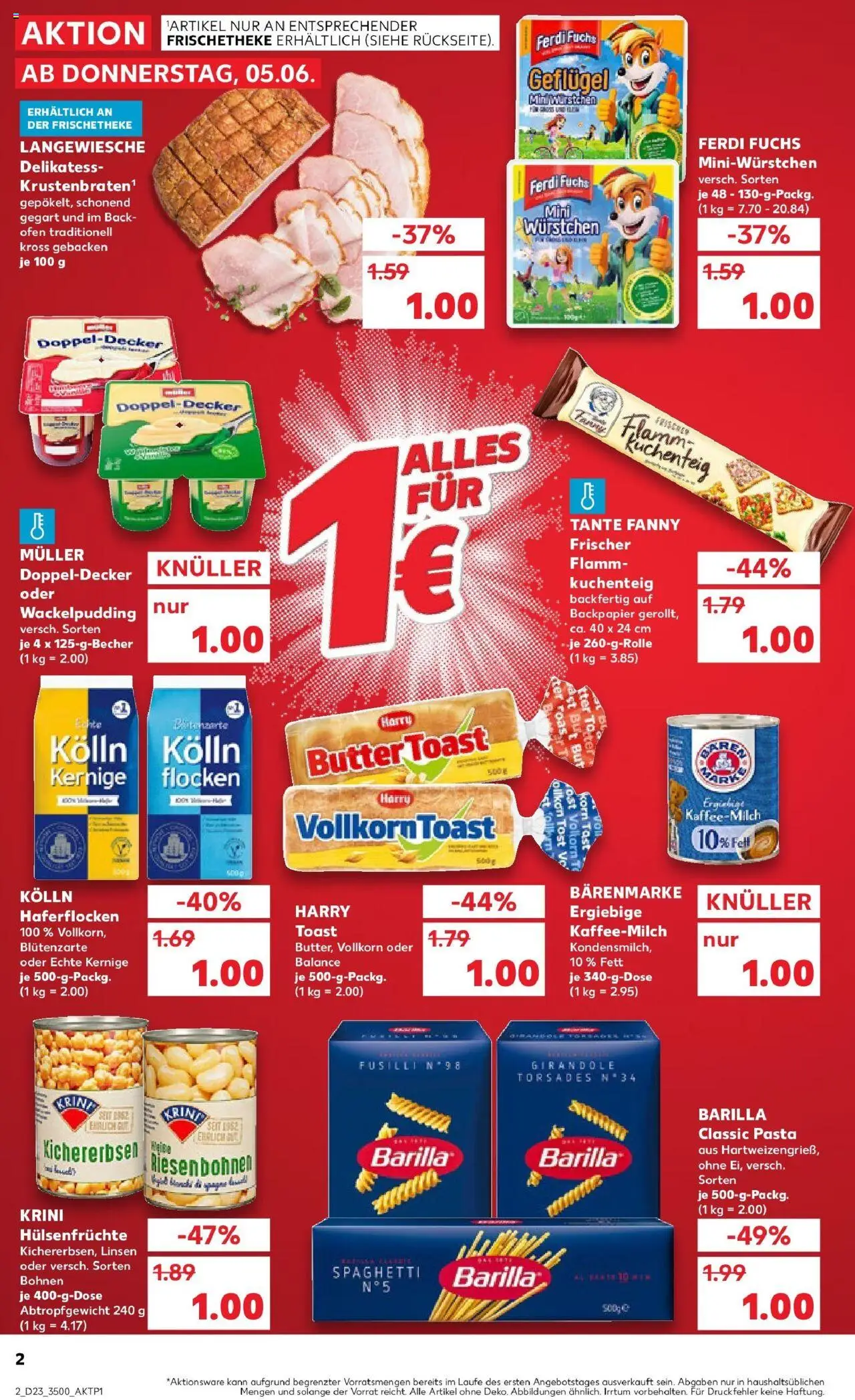 Kaufland prospekt Zwickau	 - gültig ab dem 09.06.2025 | Seite: 17 | Produkte: Ofen, Butter, Pasta, Flocken