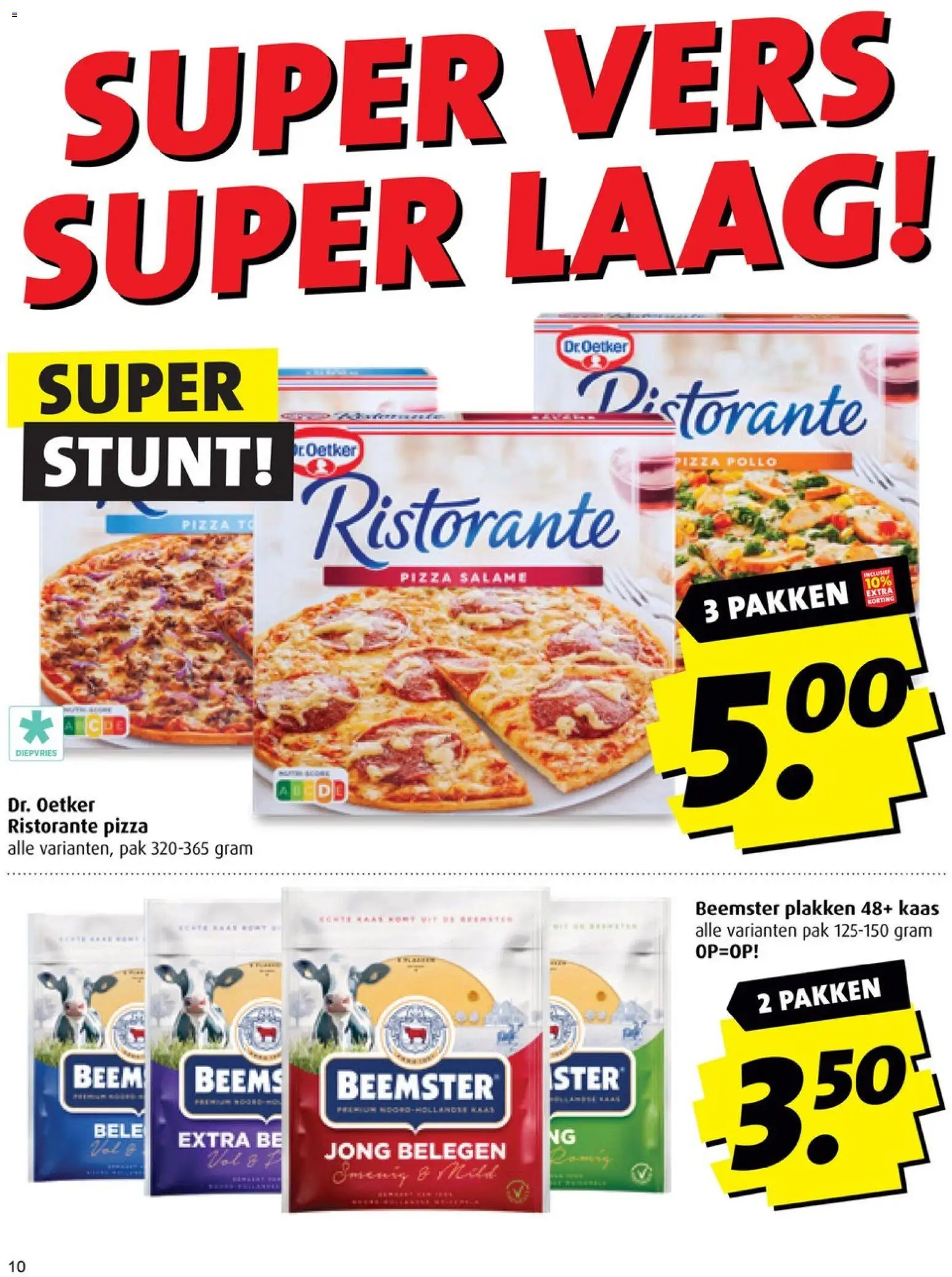 {H1} | Pagina: 10 | Producten: Kaas, Pizza