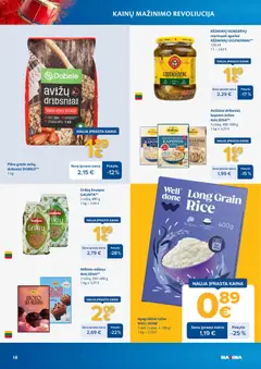 MAXIMA leidinys galioja nuo 07.04.2026 | Puslapis: 18 | Prekių: Agurkai, Kruopos, Ryžiai, Dribsniai