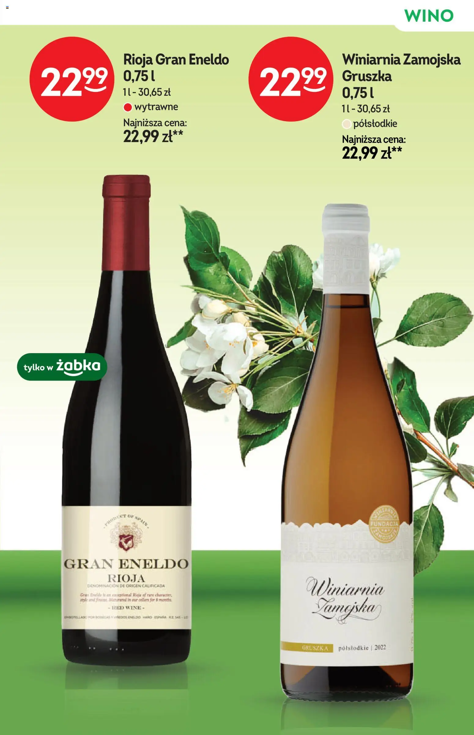 Żabka gazetka - Katalog win od 29.04.2026 | Strona: 17 | Produkty: Gruszka, Winiarnia, Winiarnia Zamojska, Wino