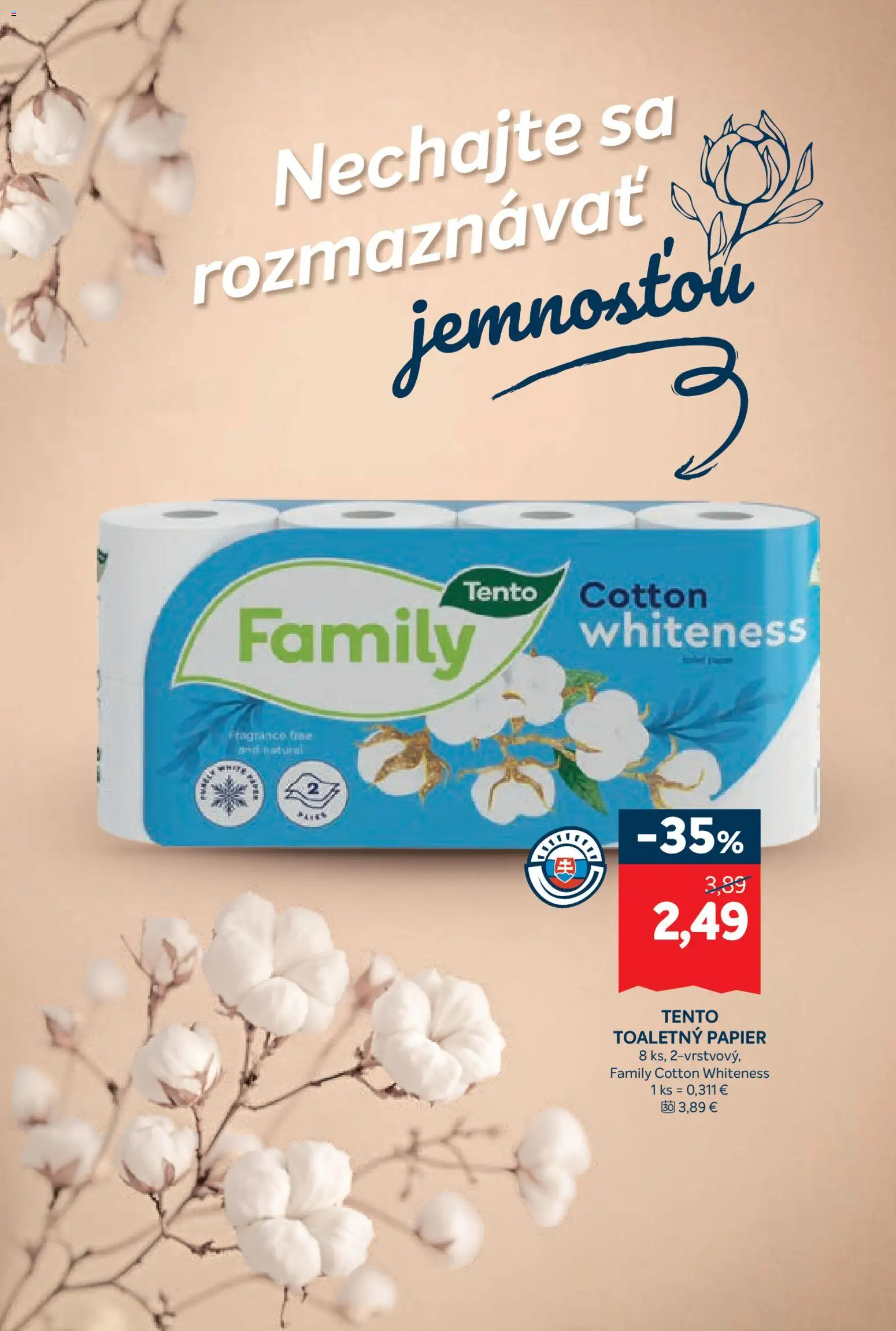 Nové Kraj akcie – leták je platný od 30.10.2025 | Strana: 12 | Produkty: Toaletný papier