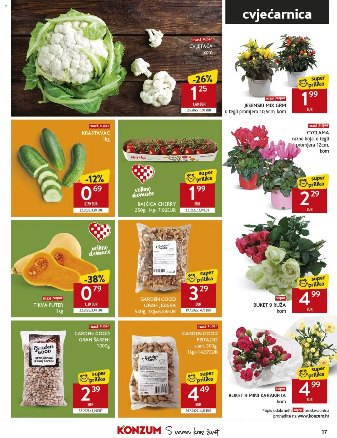 Konzum HR akciós ujság - amely érvényes a következő dátumtól: 17.09.2025 | Oldal: 17