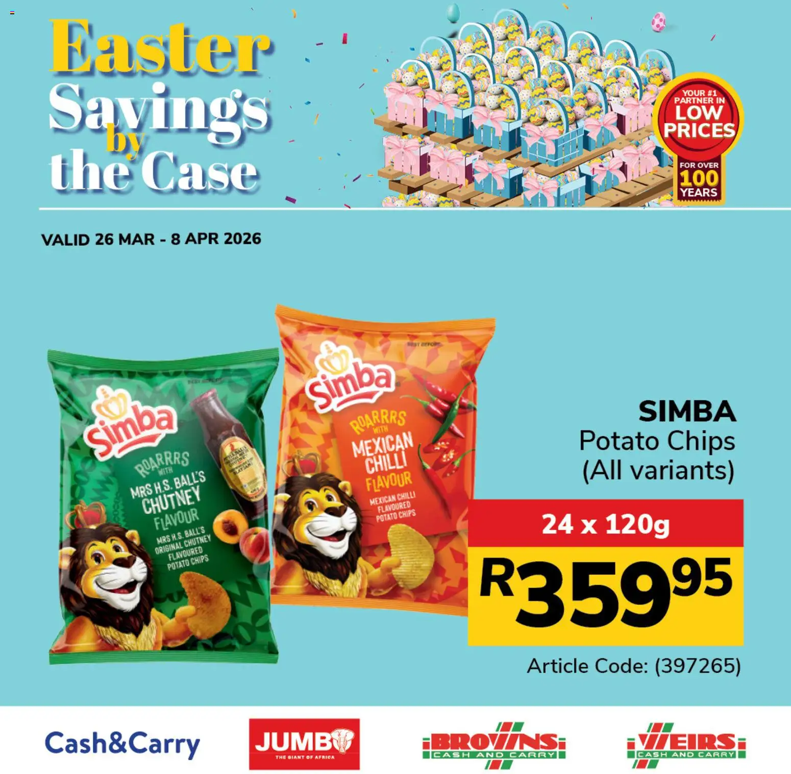 New Jumbo catalogue – valid from 26.03.2026 | Page: 1 | Products: Chutney, Case, Chips, Chilli