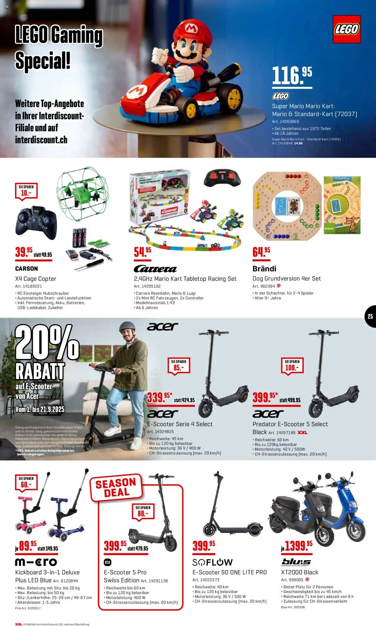 Interdiscount Aktionen Brand Love – gültig ab 08.09.2025 | Seite: 25 | Produkte: Spieler