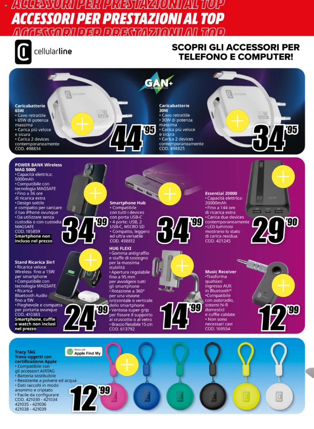 Volantino Media World del 03.10.2025 | Pagina: 2 | Prodotti: Smartphone, Computer, Cuffie, Caricabatterie
