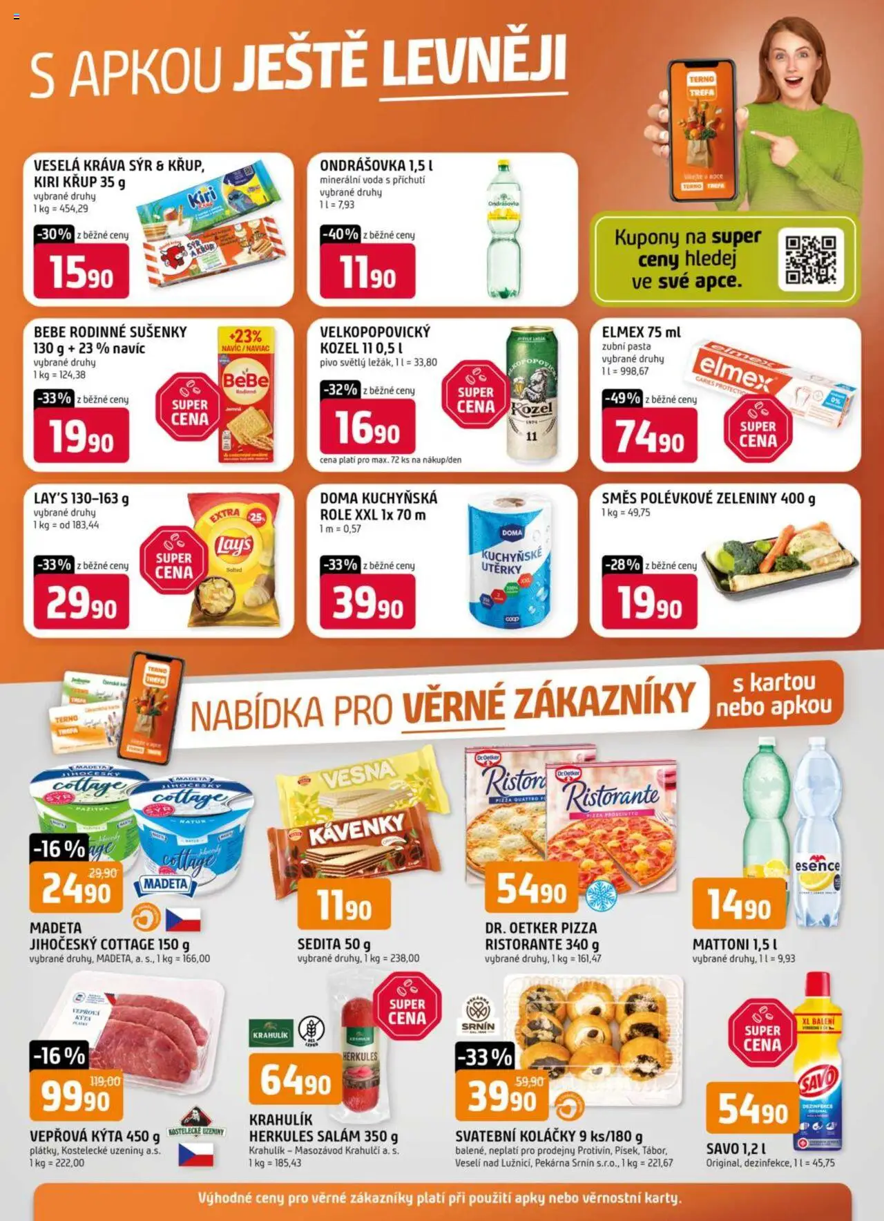 Trefa leták od 08.10.2025 | Strana: 12 | Produkty: Mattoni, Utěrky, Kýta, Sušenky