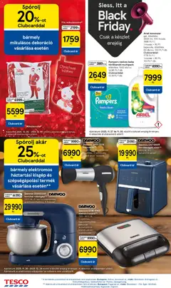 Tesco Hipermarket - Black Friday - amely érvényes a következő dátumtól: 27.11.2025 | Oldal: 16