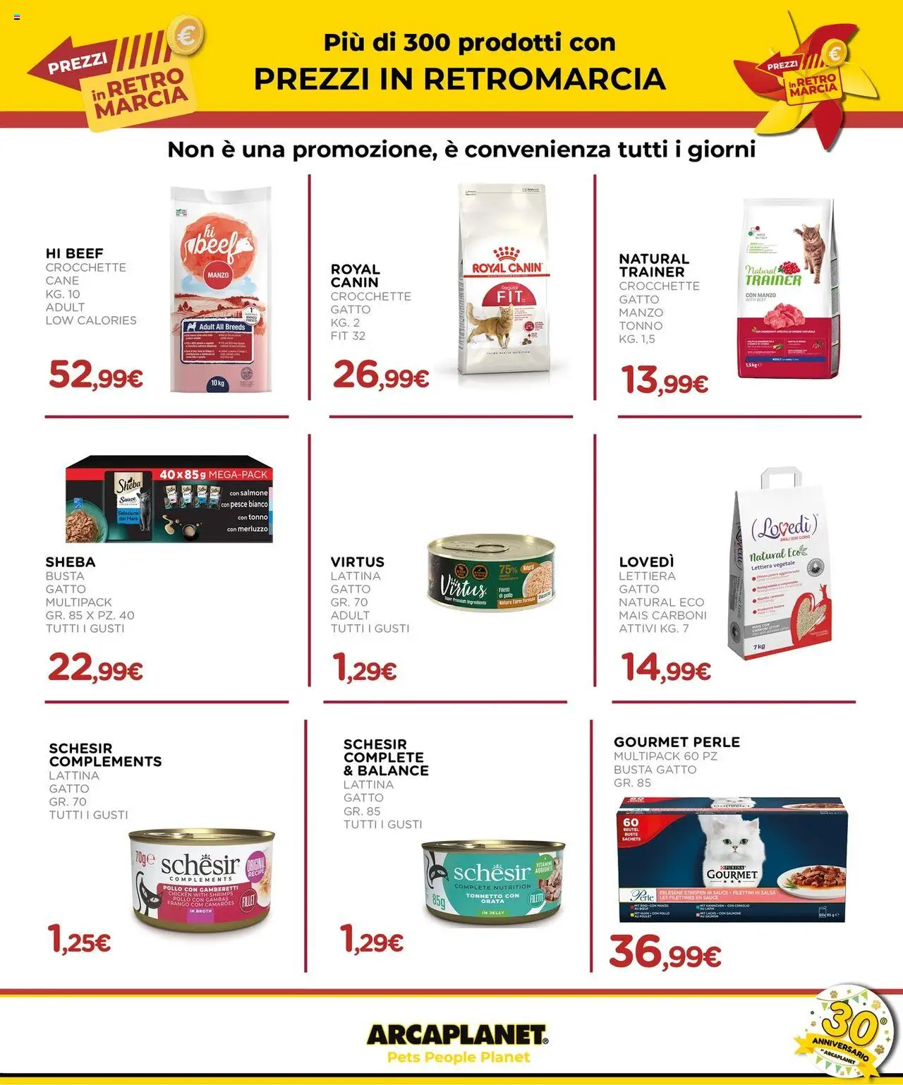 Volantino Arcaplanet del 01.09.2025 | Pagina: 33 | Prodotti: Pollo, Manzo, Salsa, Gamberetti