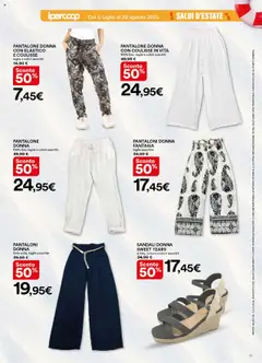 Volantino Ipercoop del 05.07.2025 | Pagina: 11 | Prodotti: Pantaloni, Sandali, Data