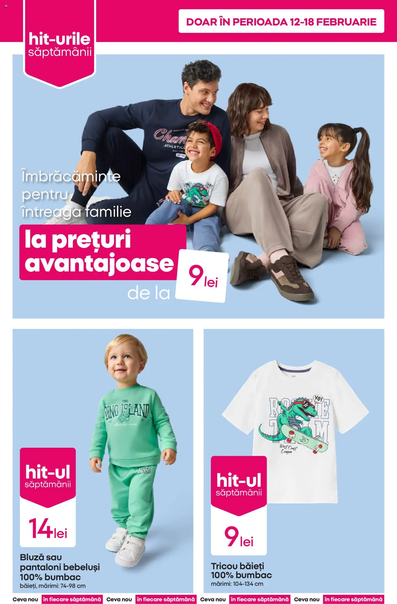 Noul catalog Pepco – valabil de la 12.02.2026 | Pagină: 2 | Produse: Tricou, Bluză, Pantaloni