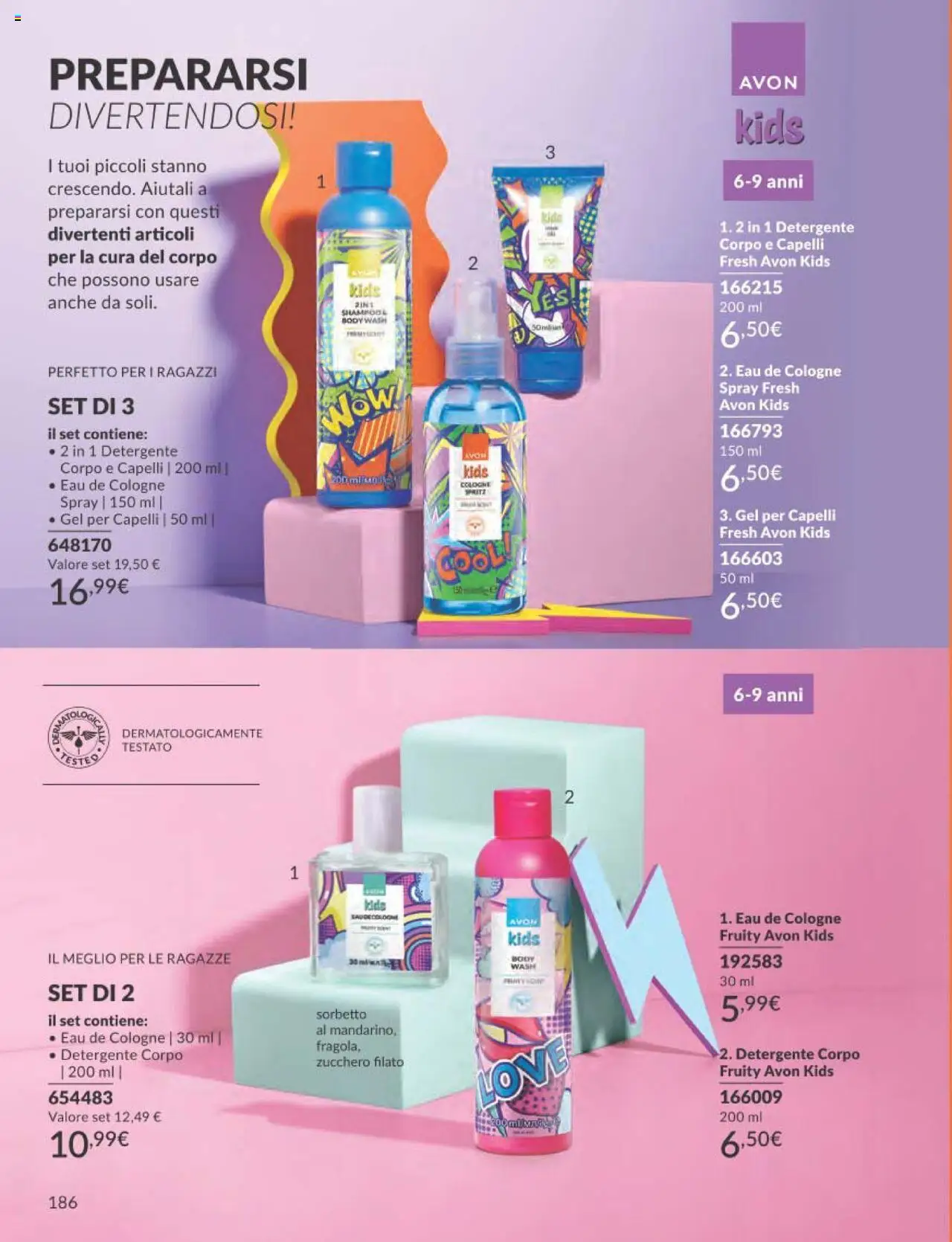 Volantino Avon del 01.09.2025 | Pagina: 186 | Prodotti: Shampoo, Sorbetto, Zucchero, Body