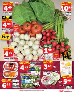 Topaz Gazetka - Ceny małe na stałe od 12.06.2025 | Strona: 13 | Produkty: Kapusta, Pomidor malinowy, Kukurydza gotowana, Rukola