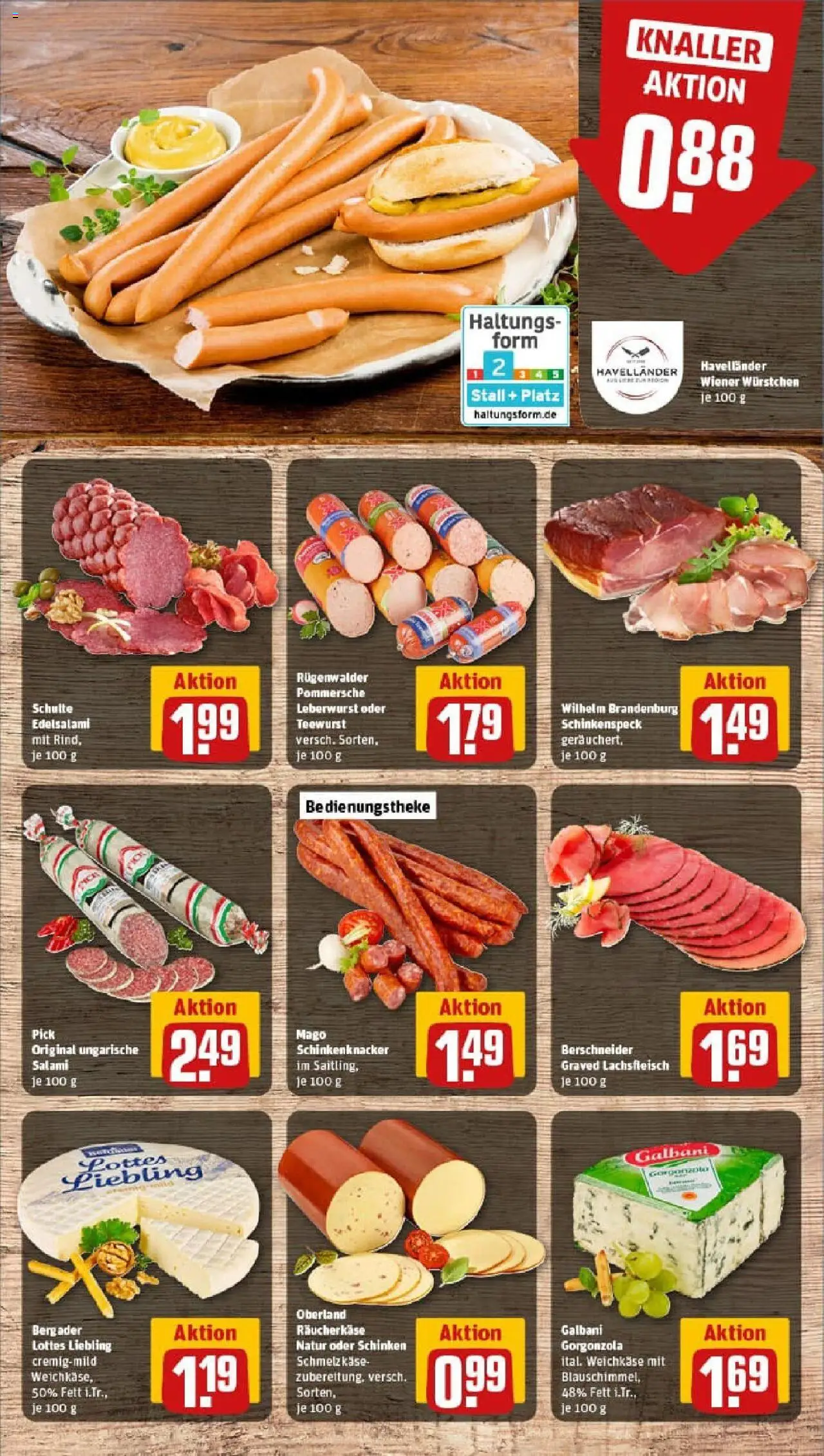 Rewe prospekt Dresden	 – gültig ab 07.09.2025 | Seite: 9 | Produkte: Wiener wurstchen, Salami, Schinken