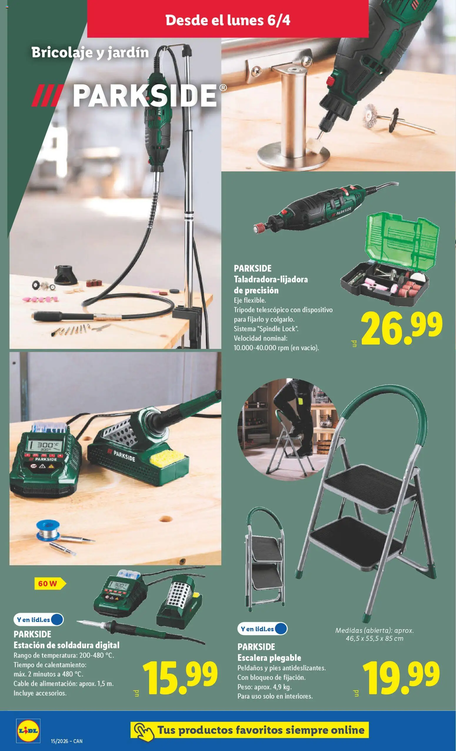 Lidl folleto de bazar │ válido desde el 06.04.2026 | Página: 8 | Productos: Cable, Peso