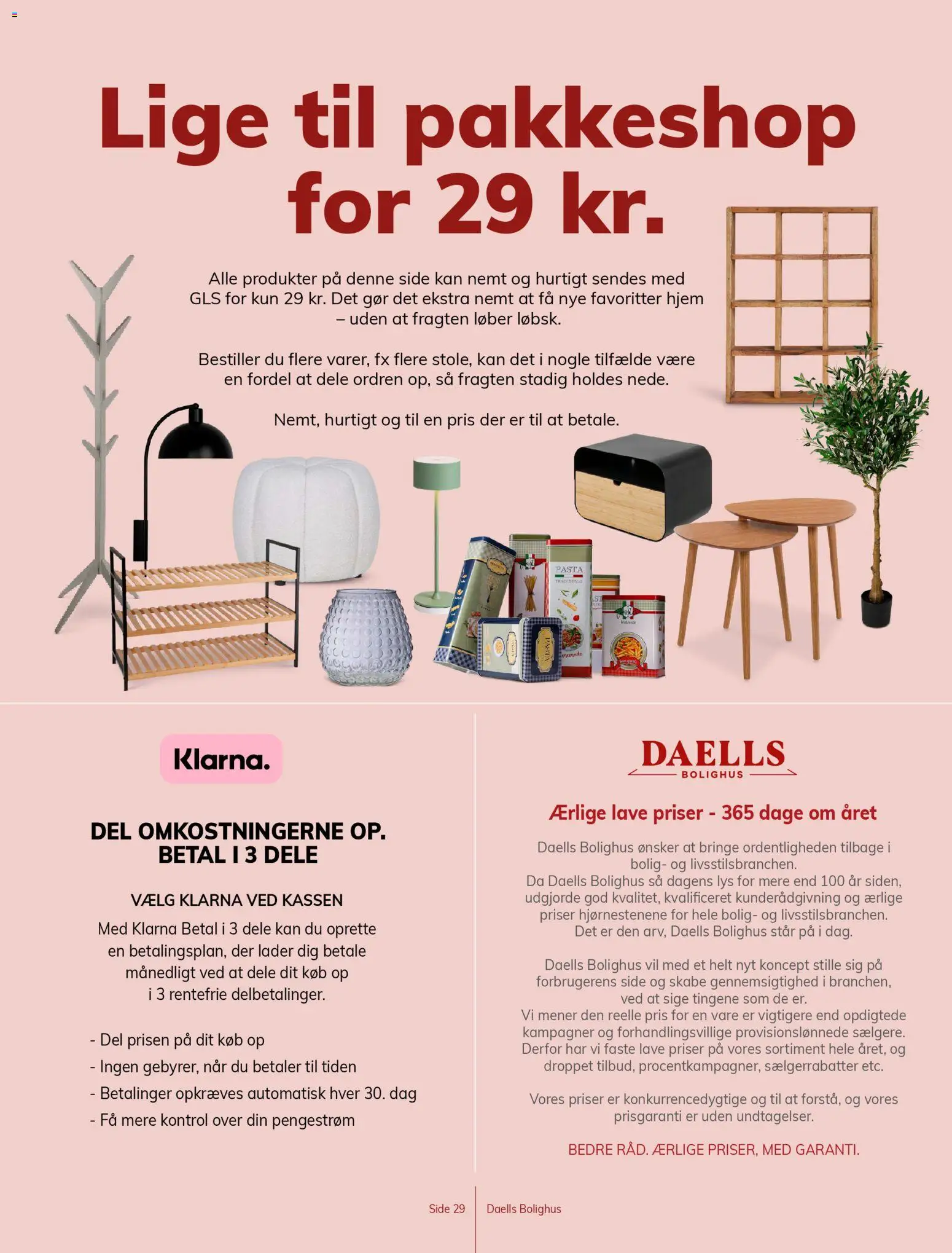 Daells Bolighus tilbudsavis – gyldig fra 25.03.2026 | Side: 29 | Produkter: Pasta, Søm