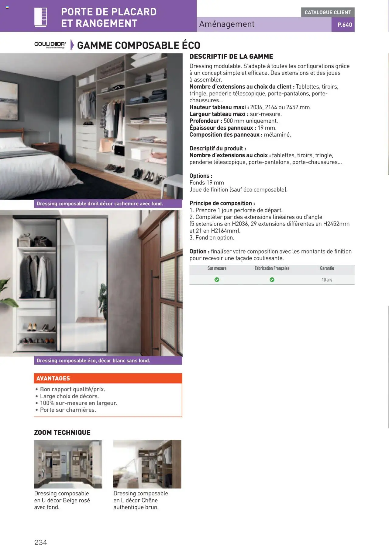  | Page: 234 | Produits: Porte, Dressing