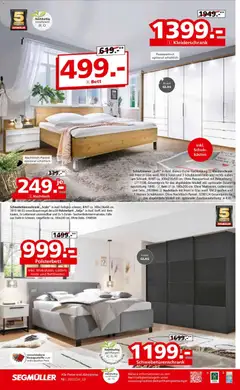 Segmüller Highlight Angebote ab 31.01.2026 gültig | Seite: 28 | Produkte: Kleiderschrank, Nachttisch, Lattenrost, Schwebetürenschrank