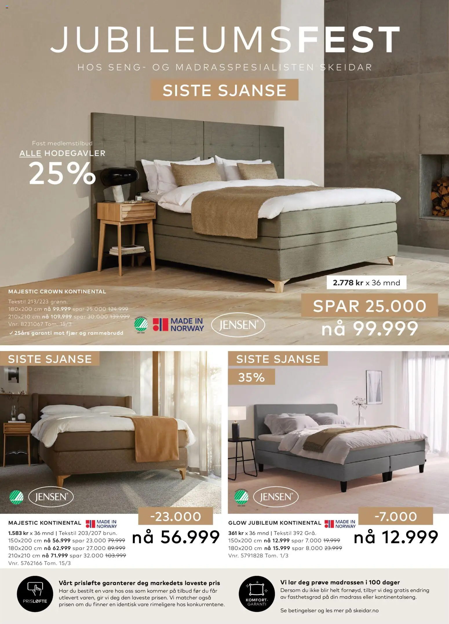 {H1} | Side: 14 | Produkter: Kontinentalseng, Seng, Madrass